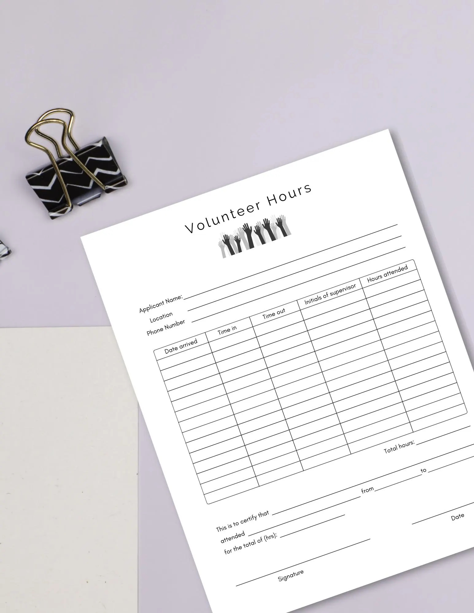 Community Service Form Templates Etsy Community Service Form Templates Etsy