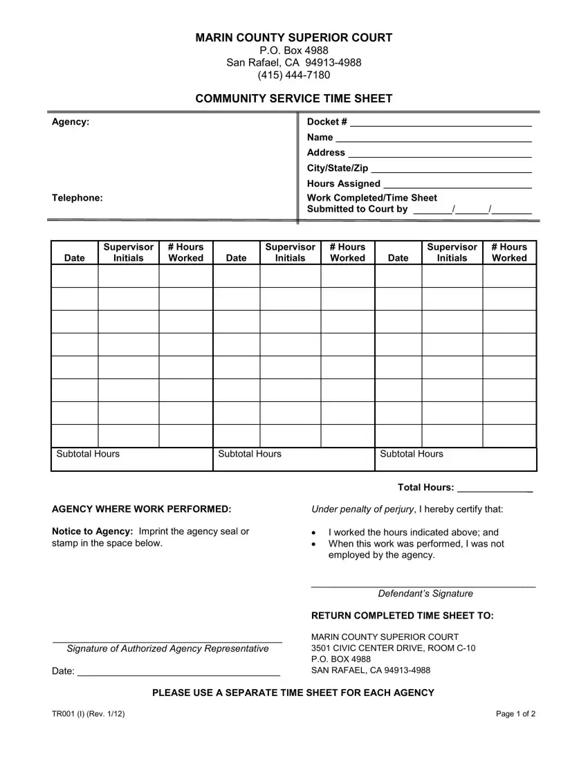 Community Service Time Sheet Fill Out Printable PDF Forms Online Community Service Time Sheet Fill Out Printable PDF Forms Online