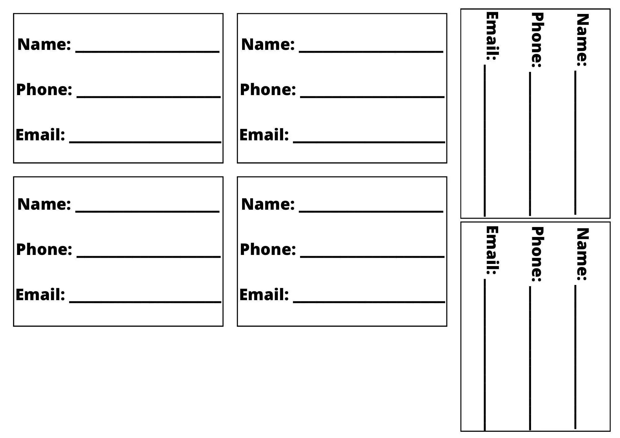 Contest Entry Slip Template Etsy Contest Entry Slip Template Etsy