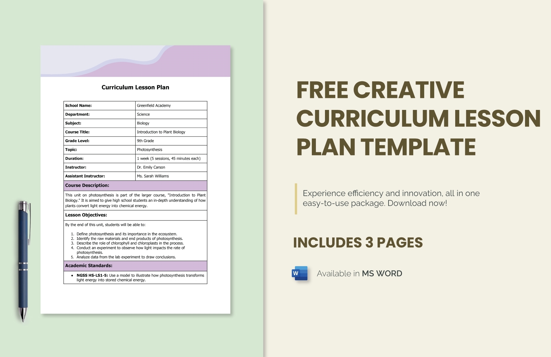 Creative Curriculum Toddler Lesson Plan Template In PDF Word Pages Google Docs Download Template Creative Curriculum Toddler Lesson Plan Template In PDF Word Pages Google Docs Download Template