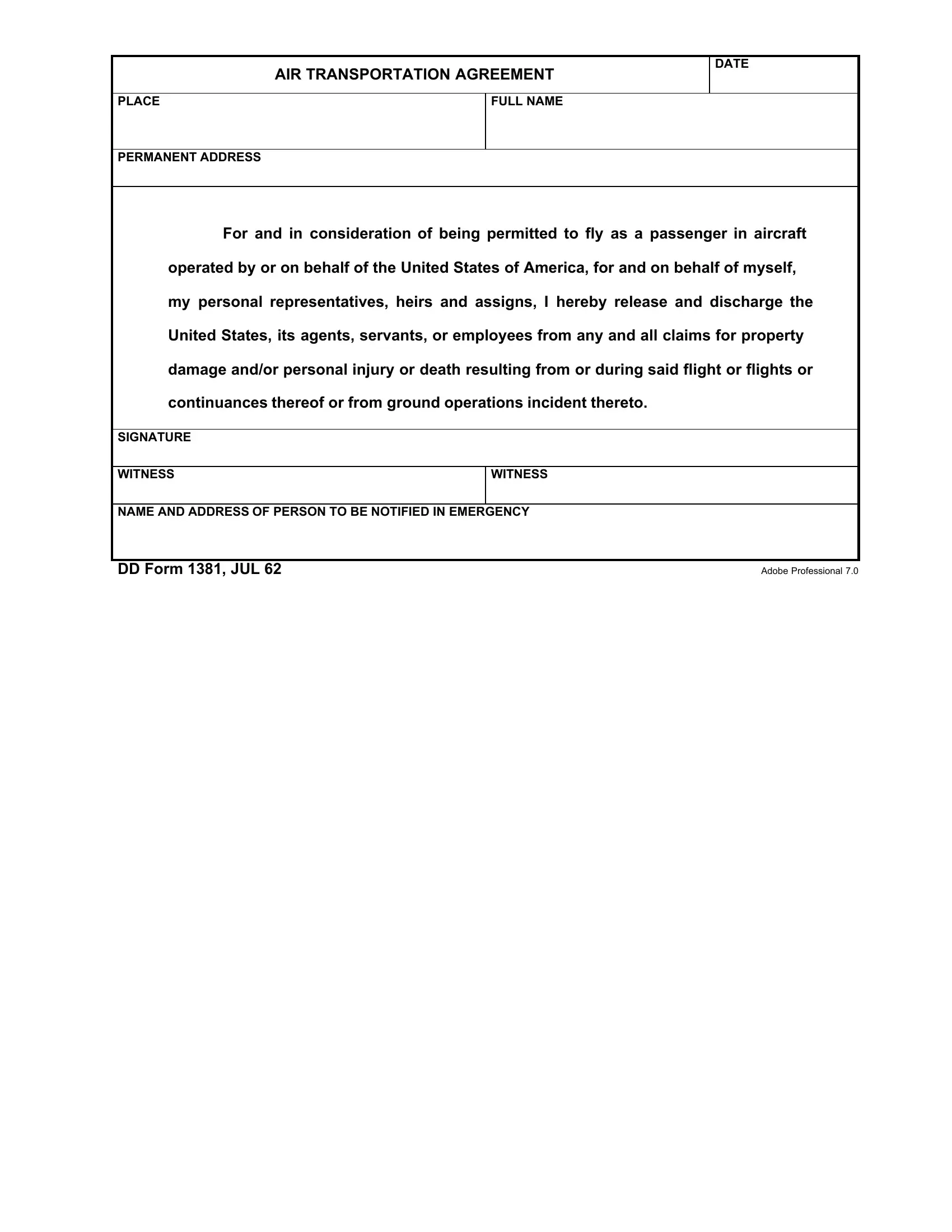 Dd 1381 Form Fill Out Printable PDF Forms Online