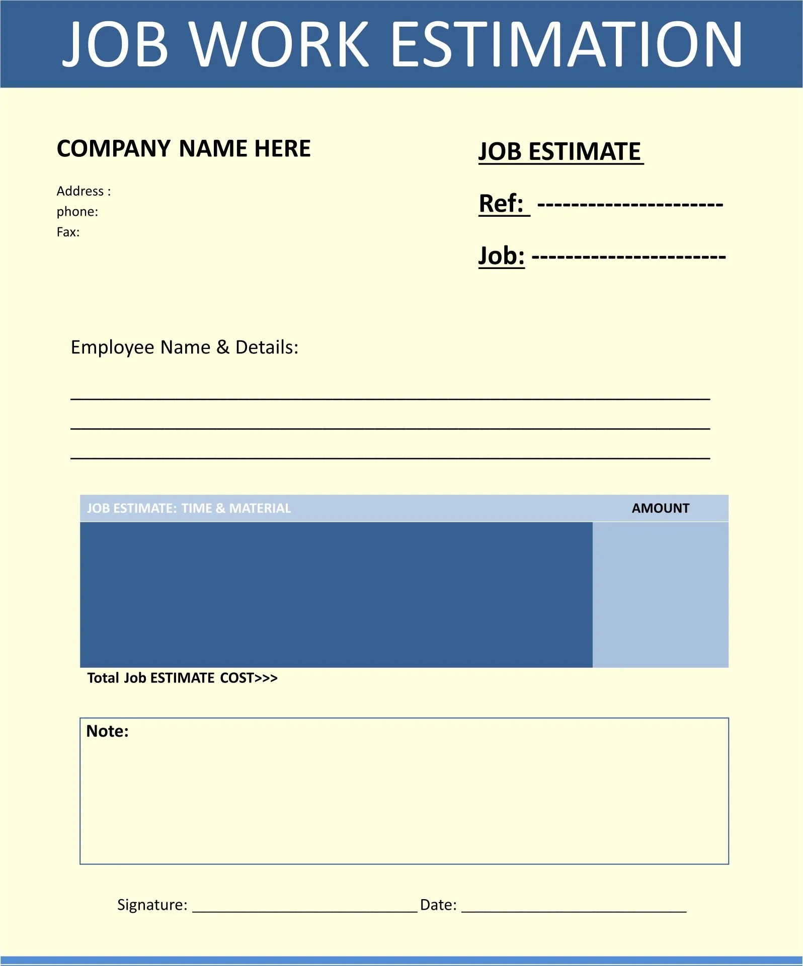 Development Of Templates In A Can Quickly Reduce Estimate Errors Project Management Templates