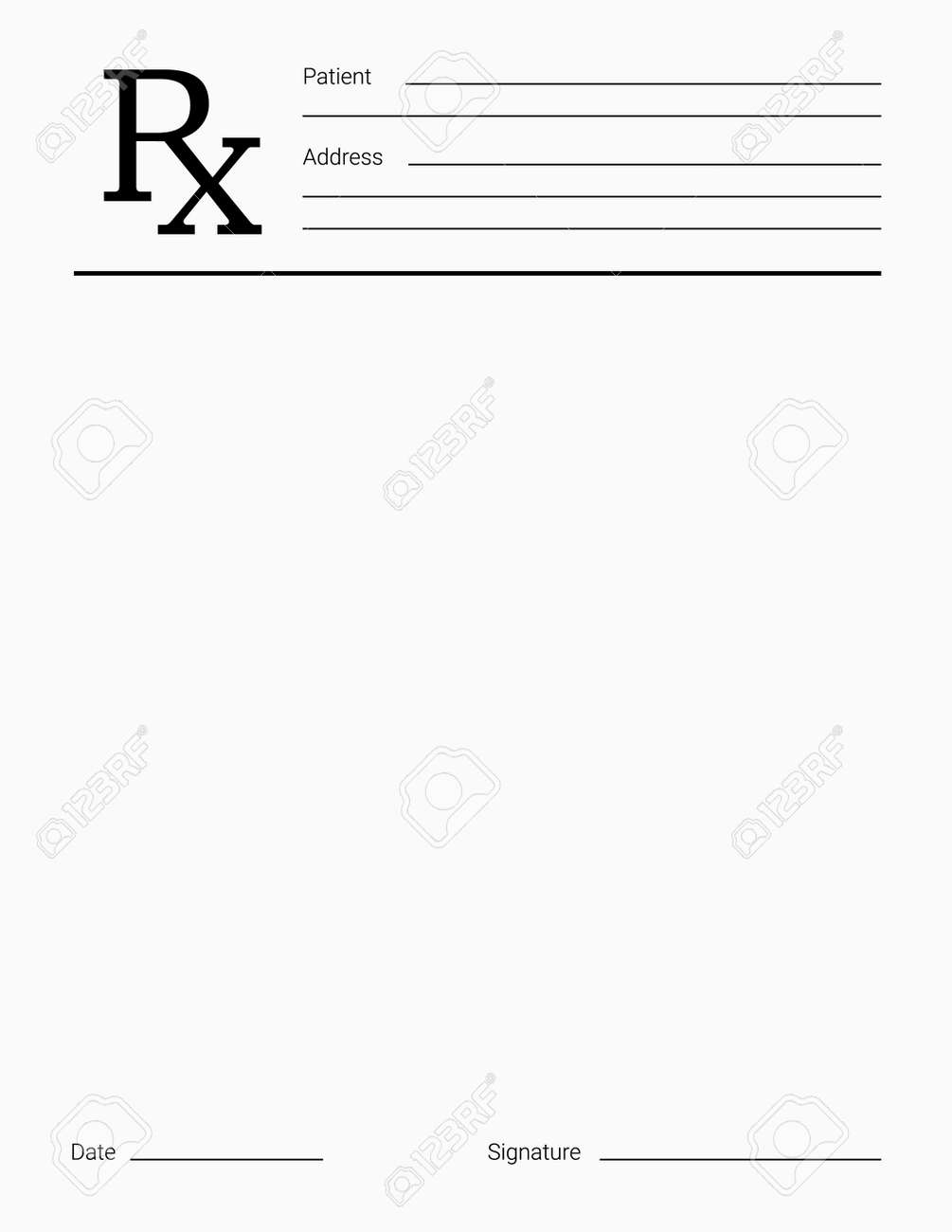 Printable Fake Prescription Forms