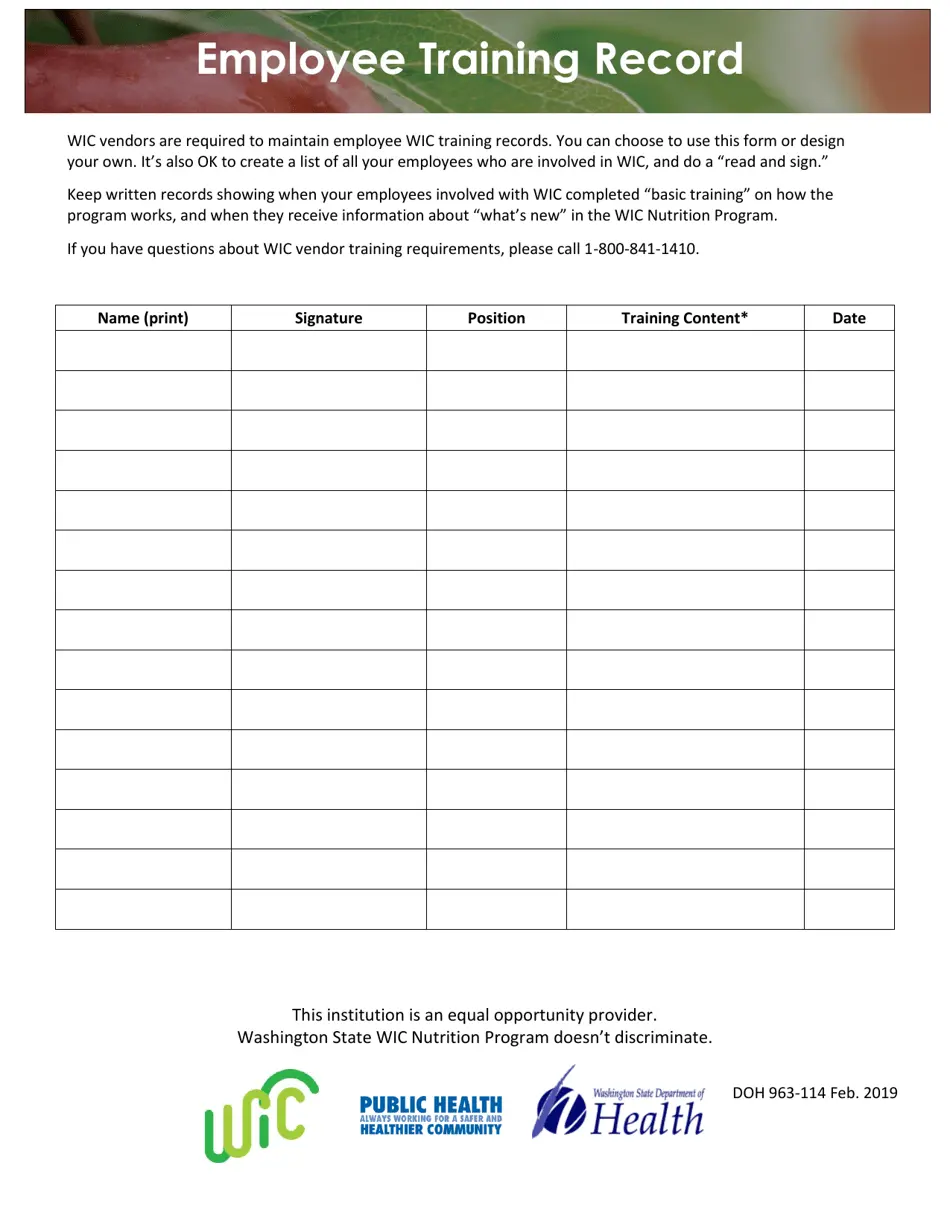 DOH Form 963 114 Fill Out Sign Online And Download Printable PDF Washington Templateroller