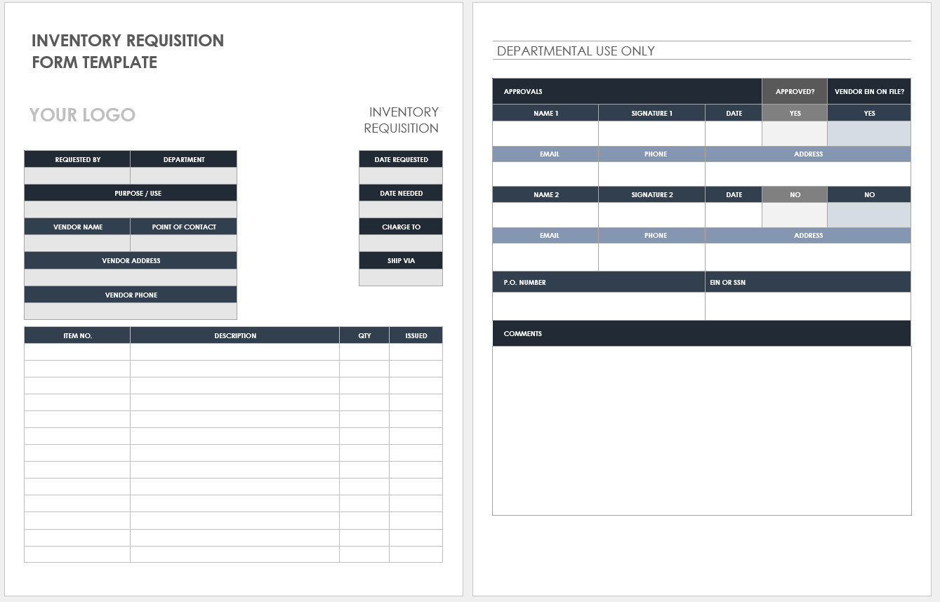 Printable Forms For Stocks