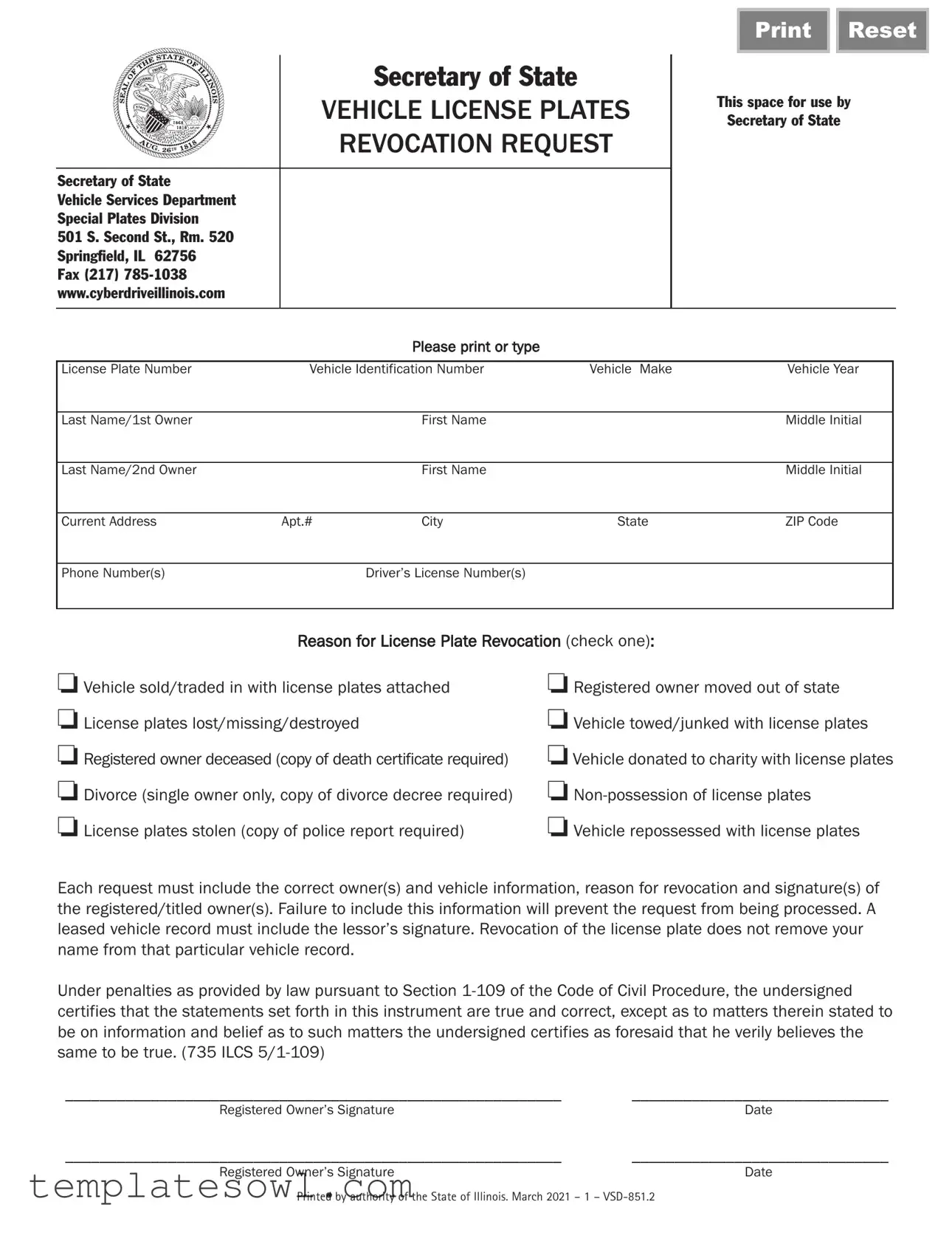 Download Vsd 851 Form TemplatesOwl Download Vsd 851 Form TemplatesOwl