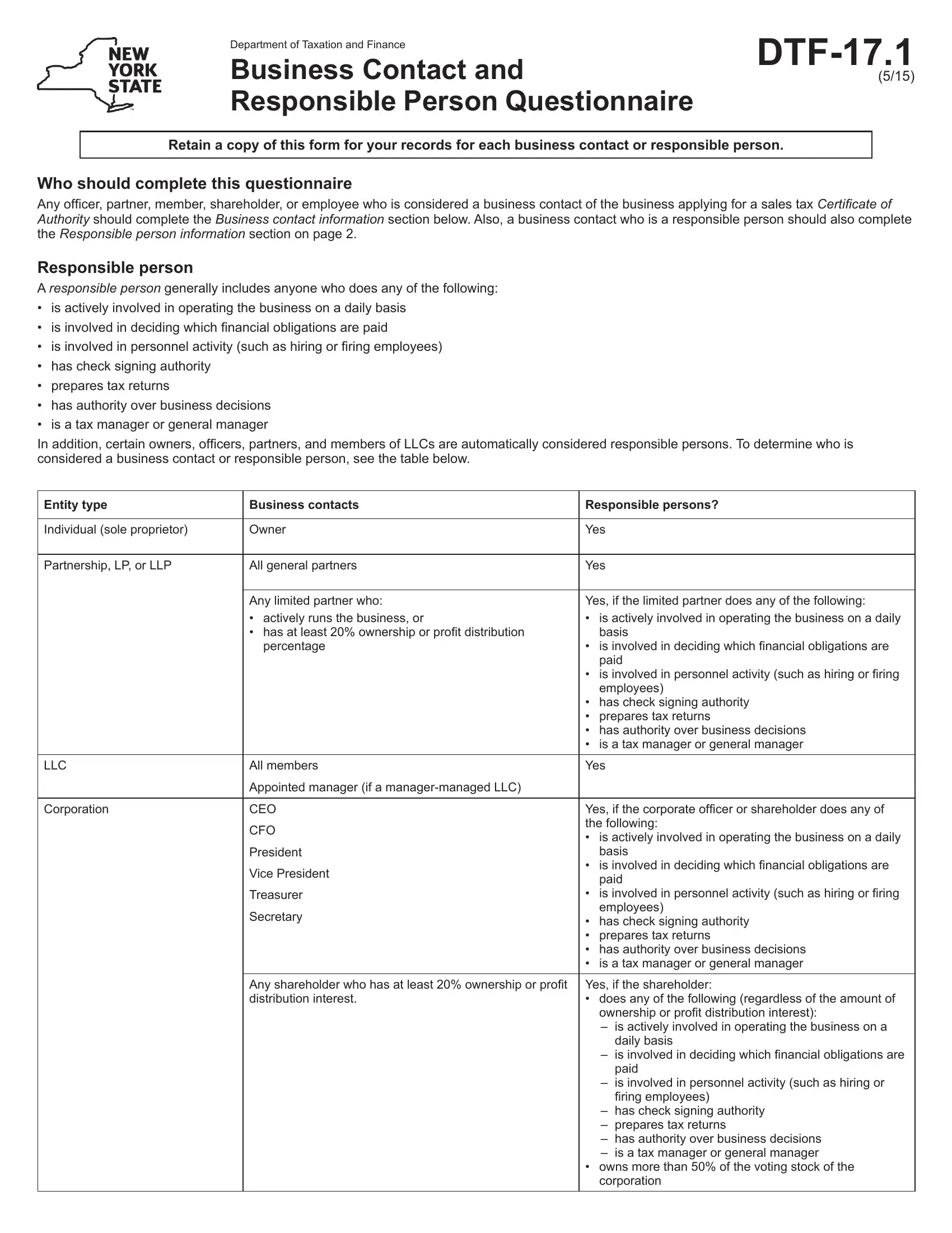 Dtf 17 1 Form Fill Out Printable PDF Forms Online Dtf 17 1 Form Fill Out Printable PDF Forms Online