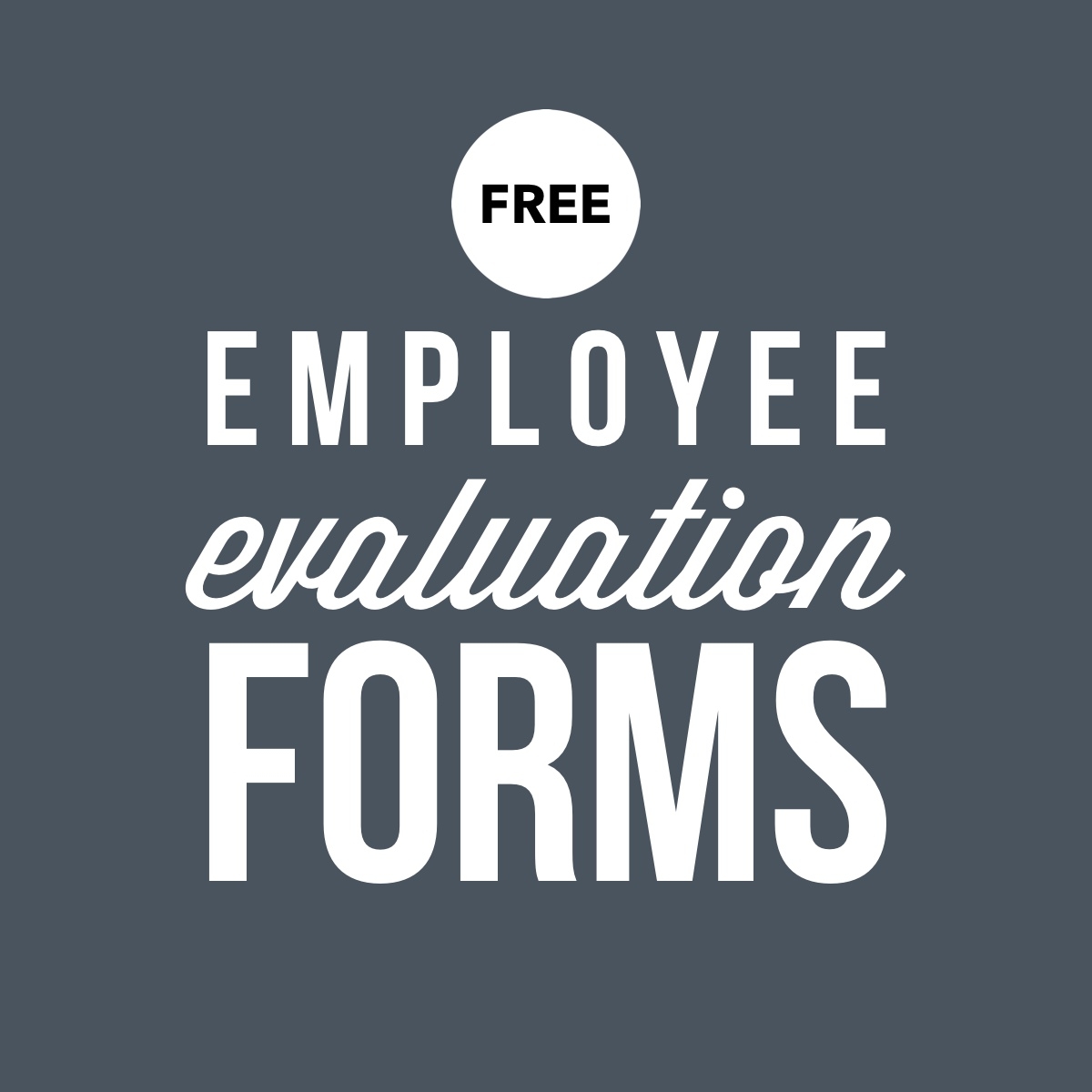 Free Printable Employee Review Form