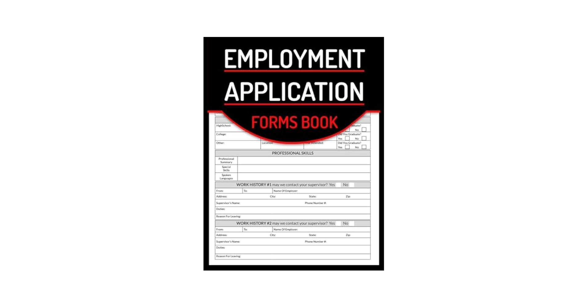 Free Printable Job Application Form Template