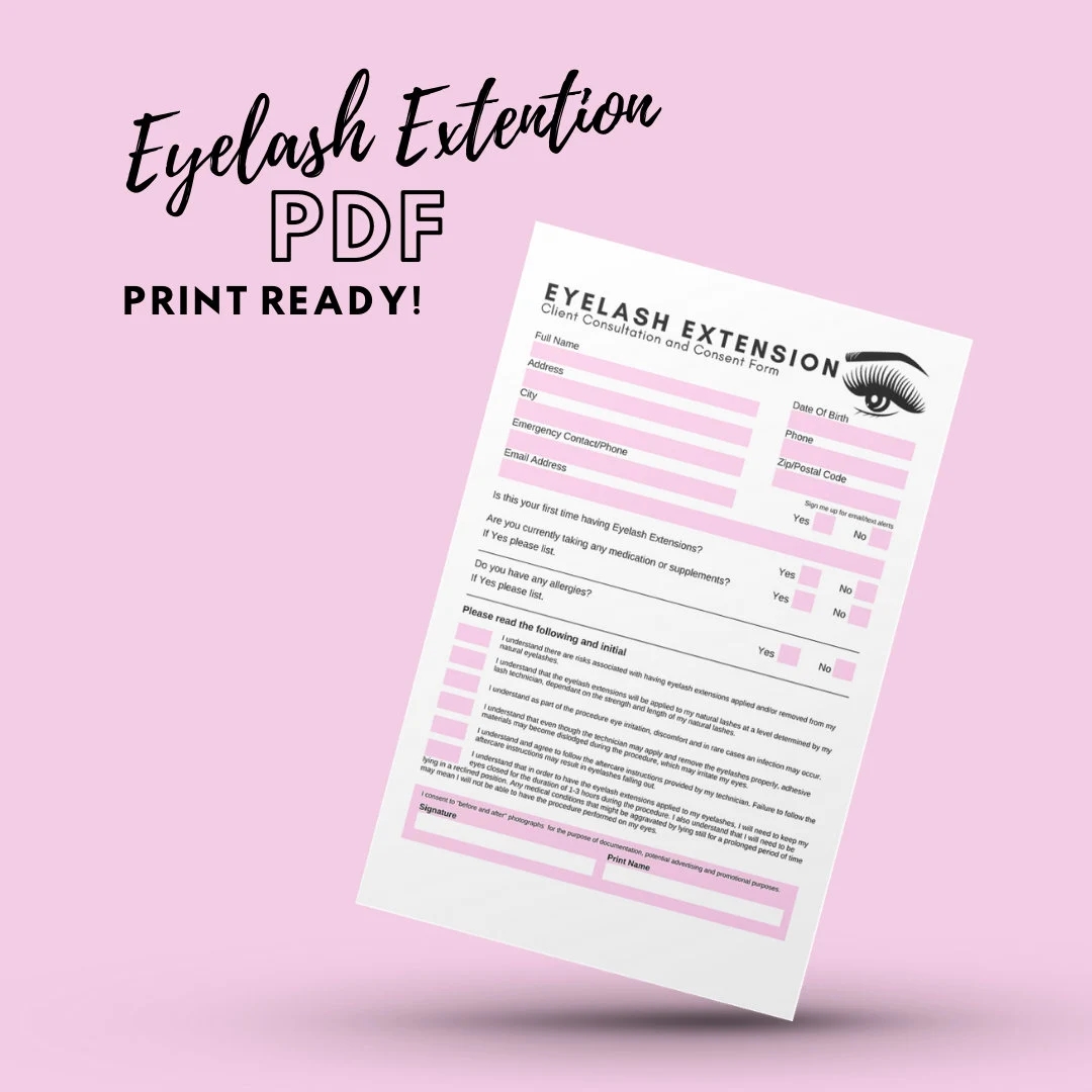 Eyelash Policy Form For Client Consultations Editable Client Record Form Lash Artist Client Consent Etsy Eyelash Policy Form For Client Consultations Editable Client Record Form Lash Artist Client Consent Etsy