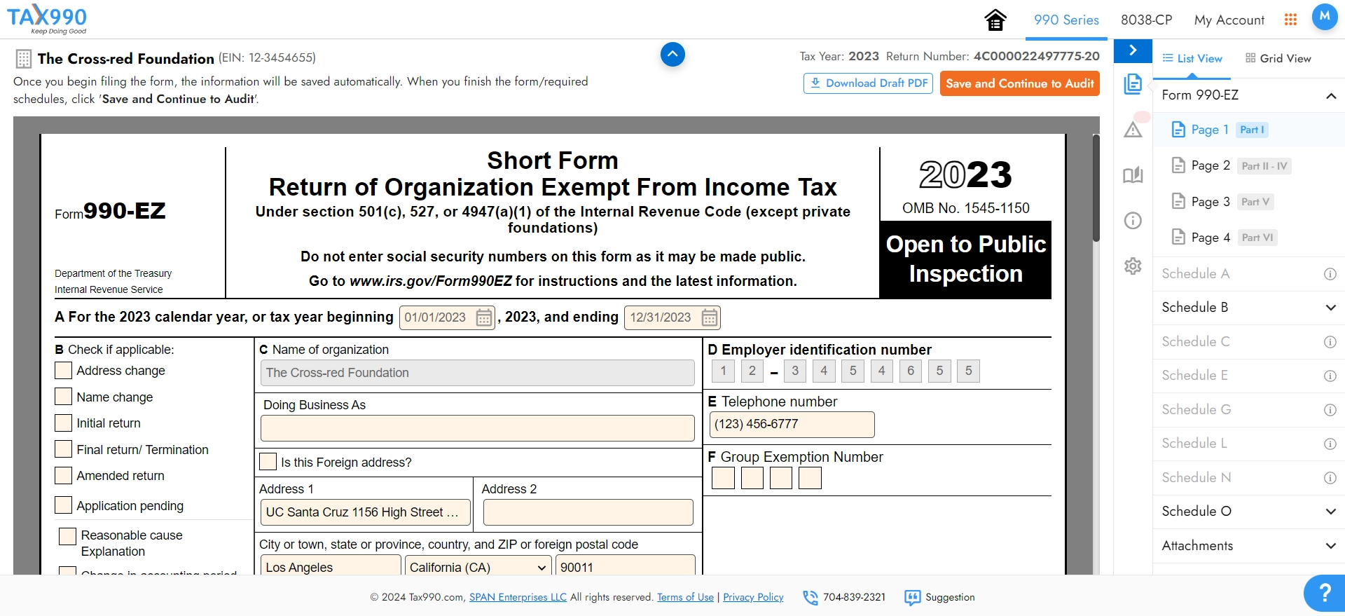Online Printable Form 990 Online Printable Form 990