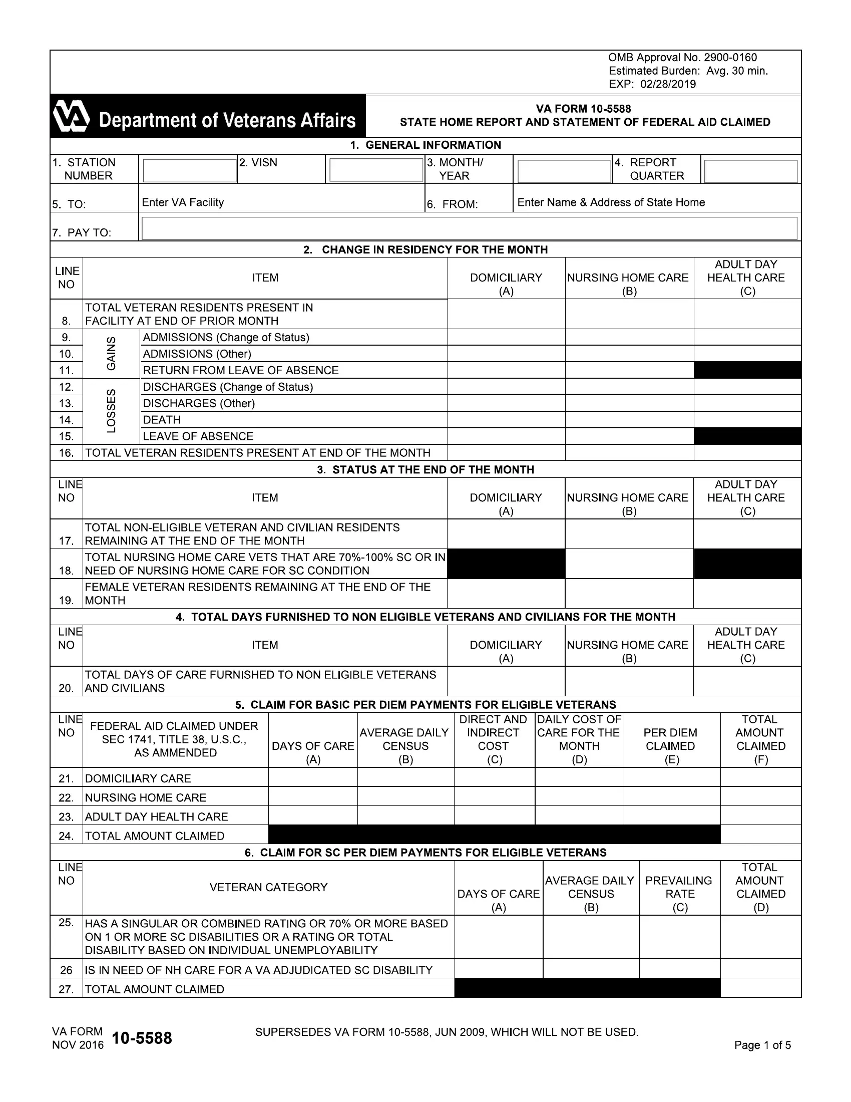 Form 10 5588 Fill Out Printable PDF Forms Online
