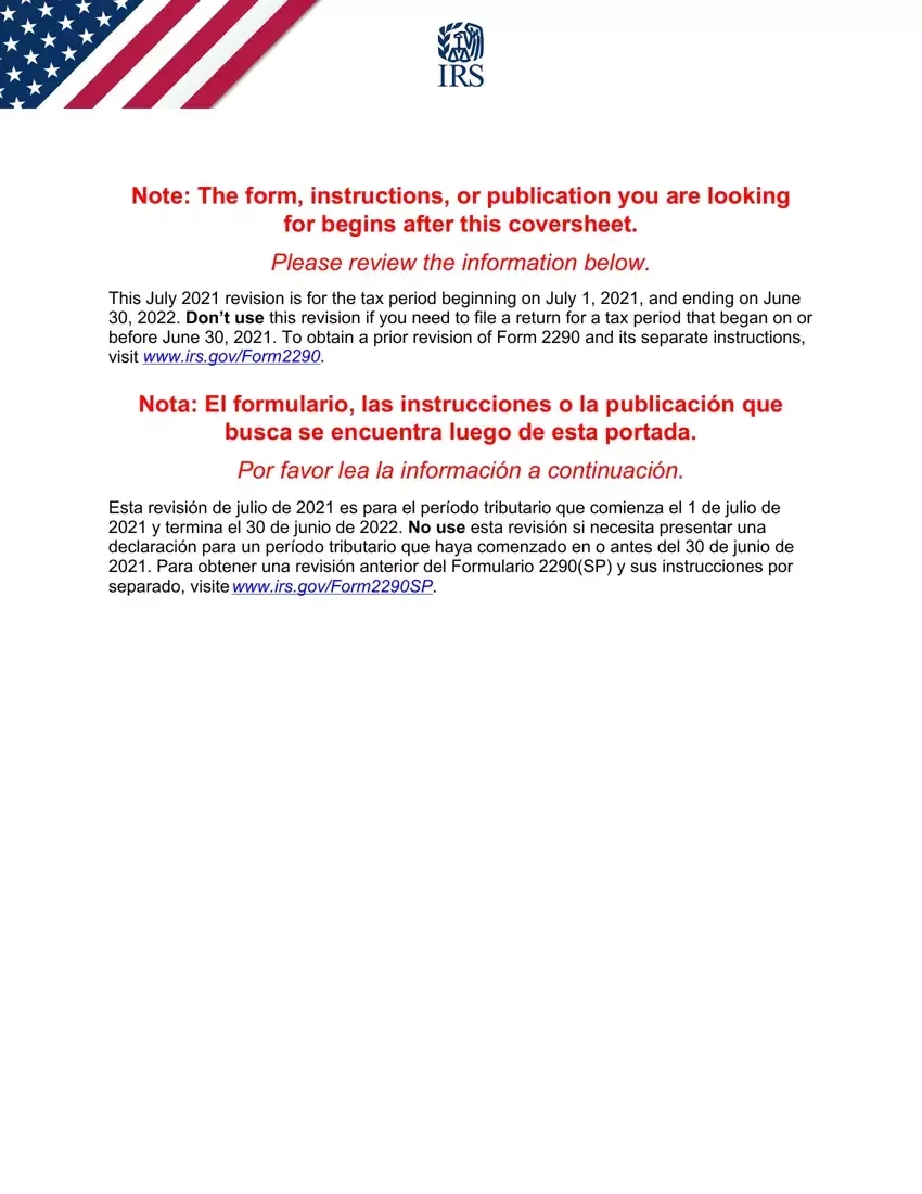 Form 2290 Fill Out Printable PDF Forms Online