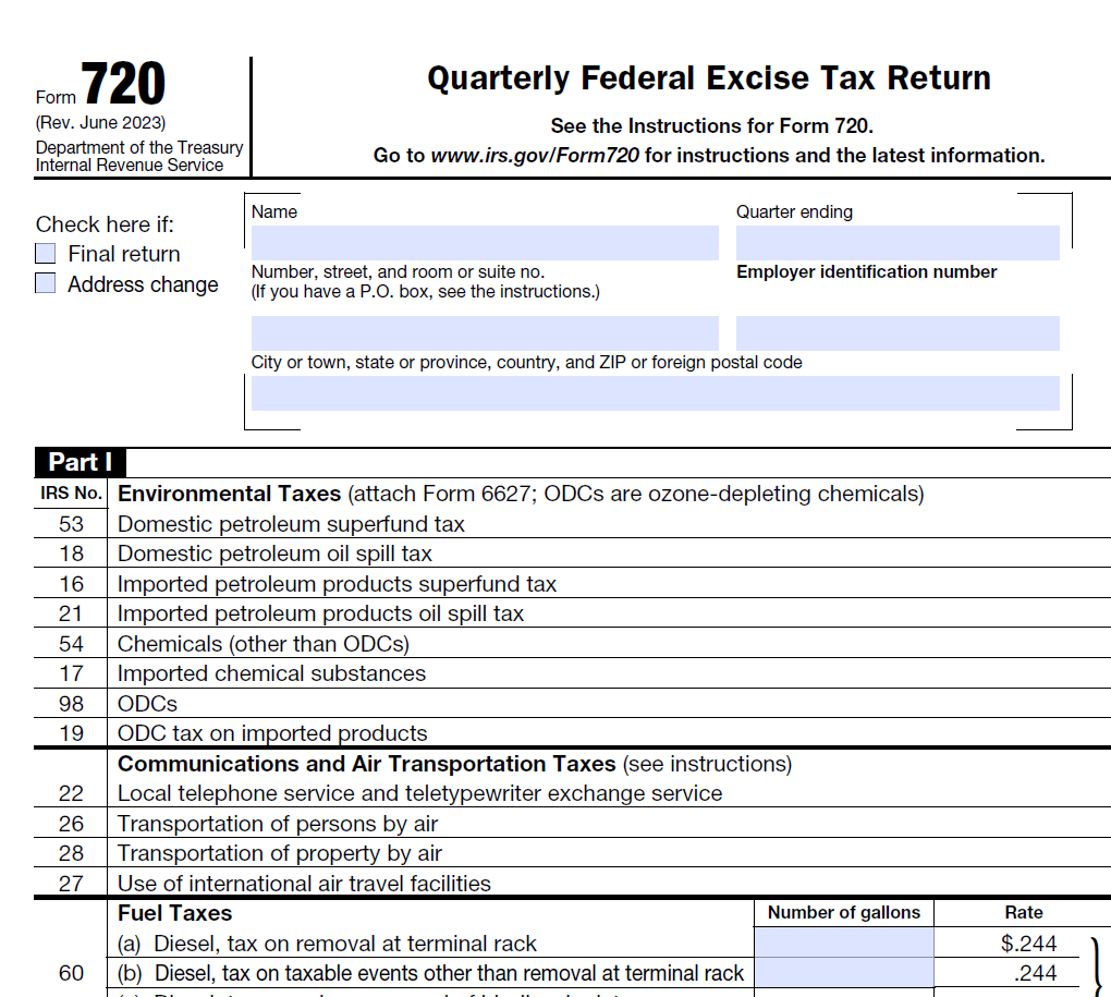 Form 720 Preparation PCORI Fee 5500Tax Group