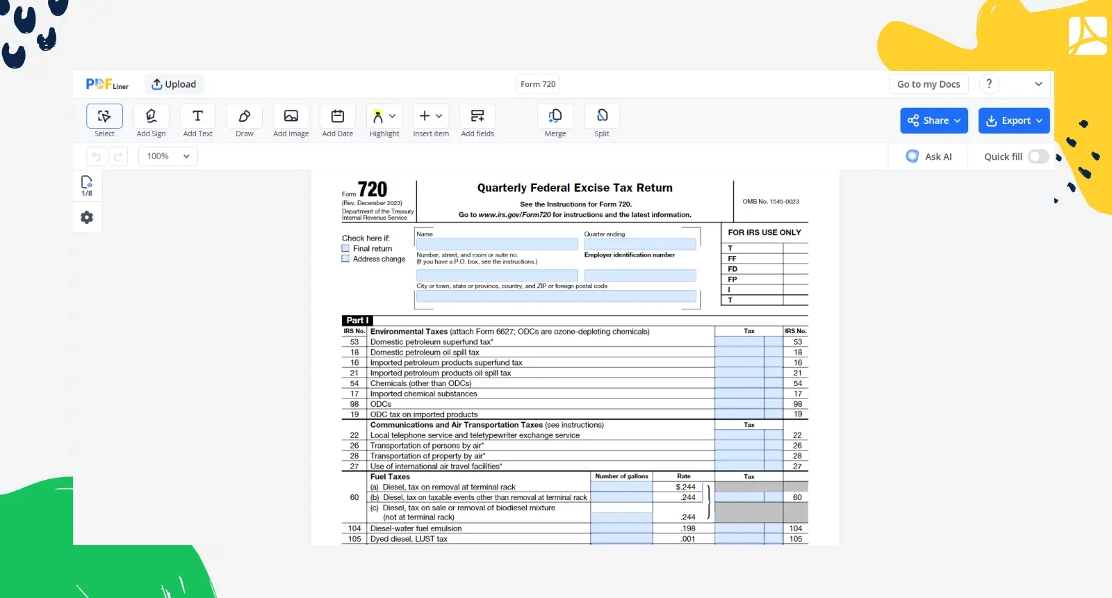 Printable Form 2290 Printable Form 2290