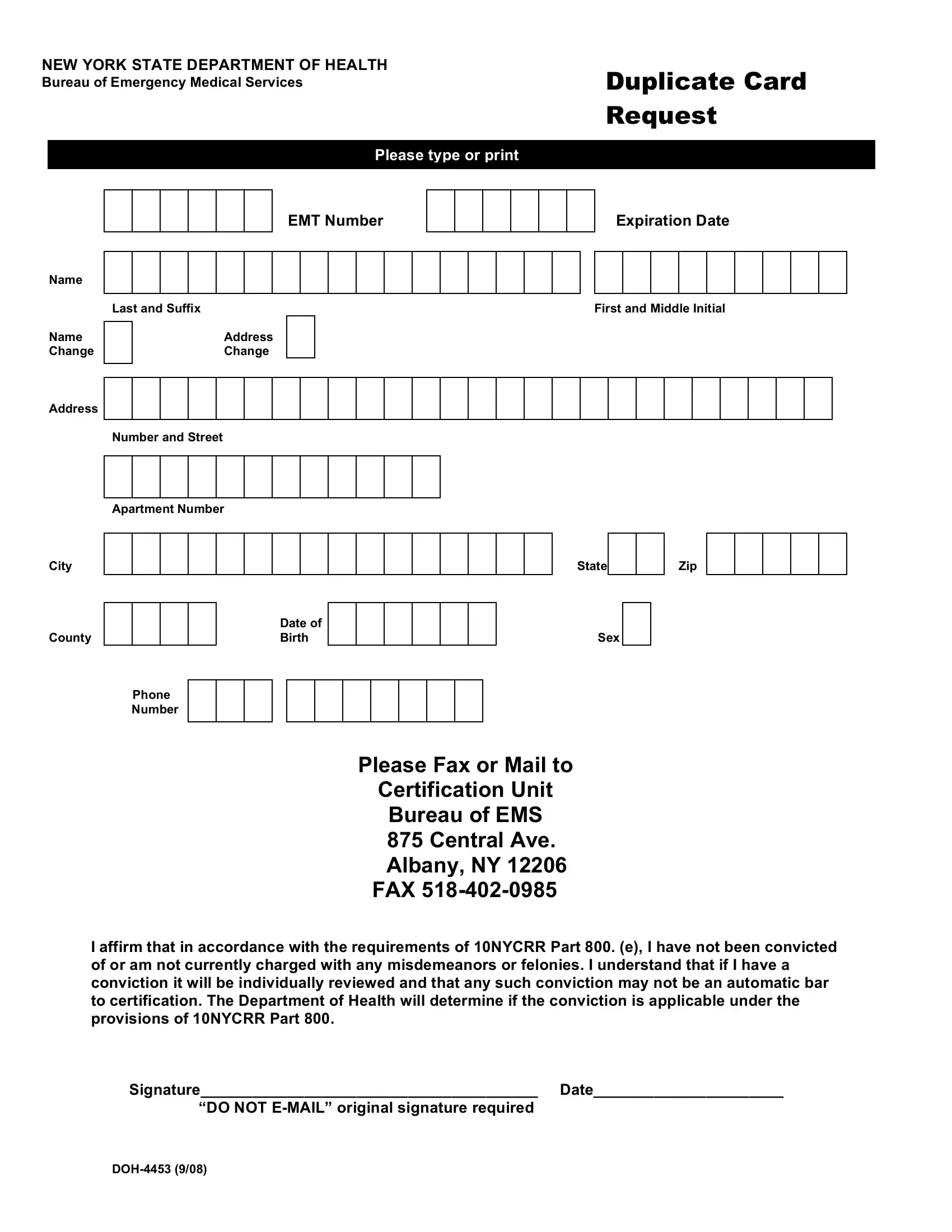 Form Doh 4453 Fill Out Printable PDF Forms Online