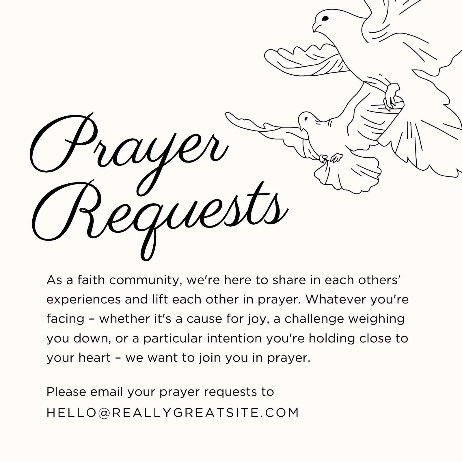 Free And Customizable Prayer Templates