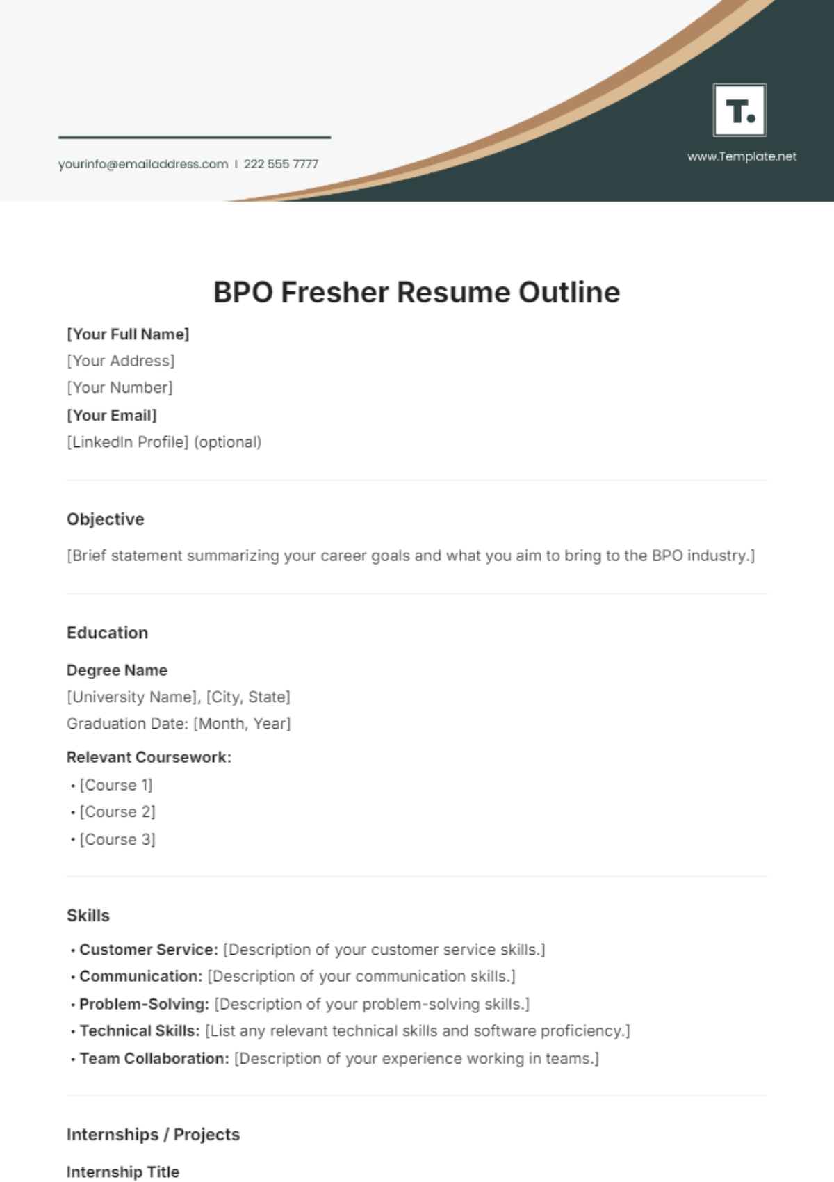 Free Printable Bpo Form