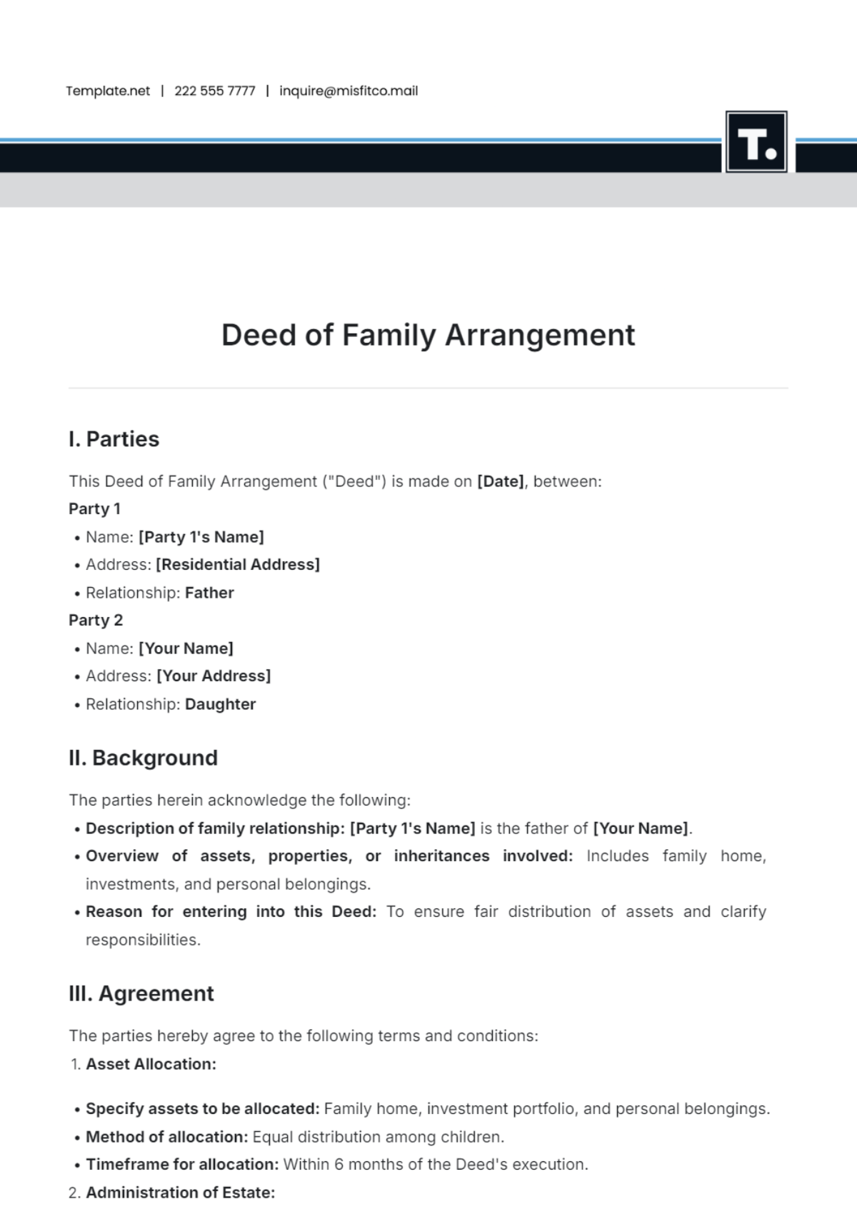 Free Deed Templates Editable And Printable