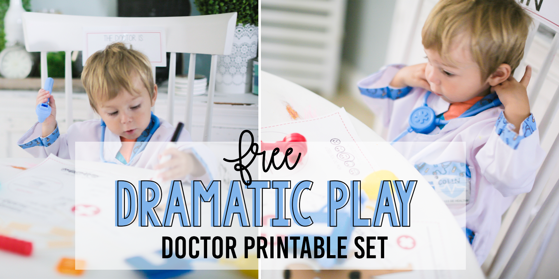 FREE Doctor Play Set Printables Steph Leighworthy