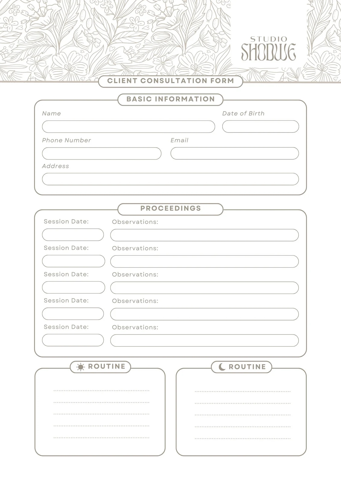 Free Form Document Templates To Customize And Print Canva