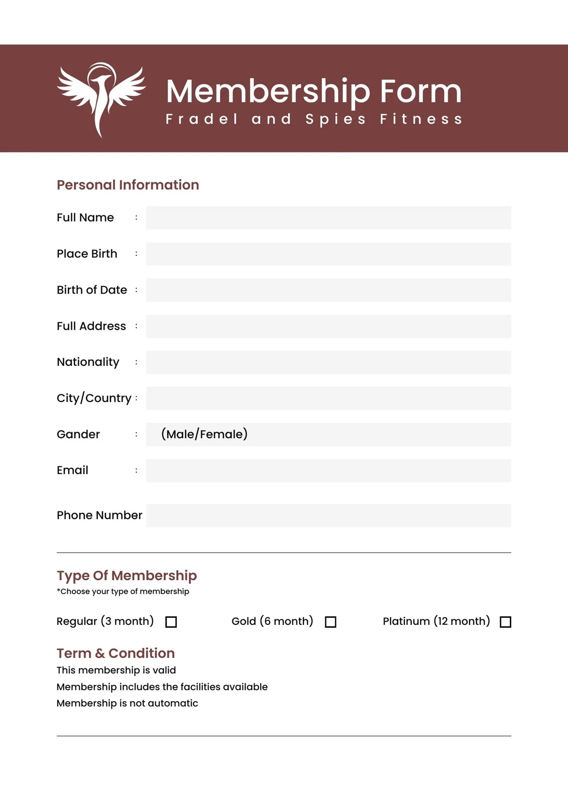 Easy Printable Form Creator Easy Printable Form Creator