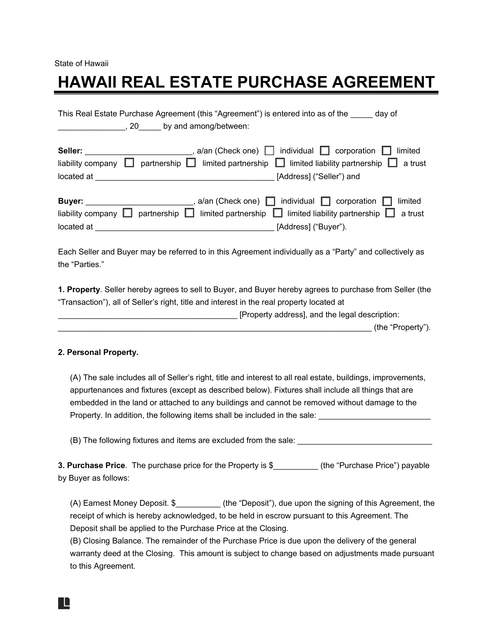 Free Printable Real Estate Forms