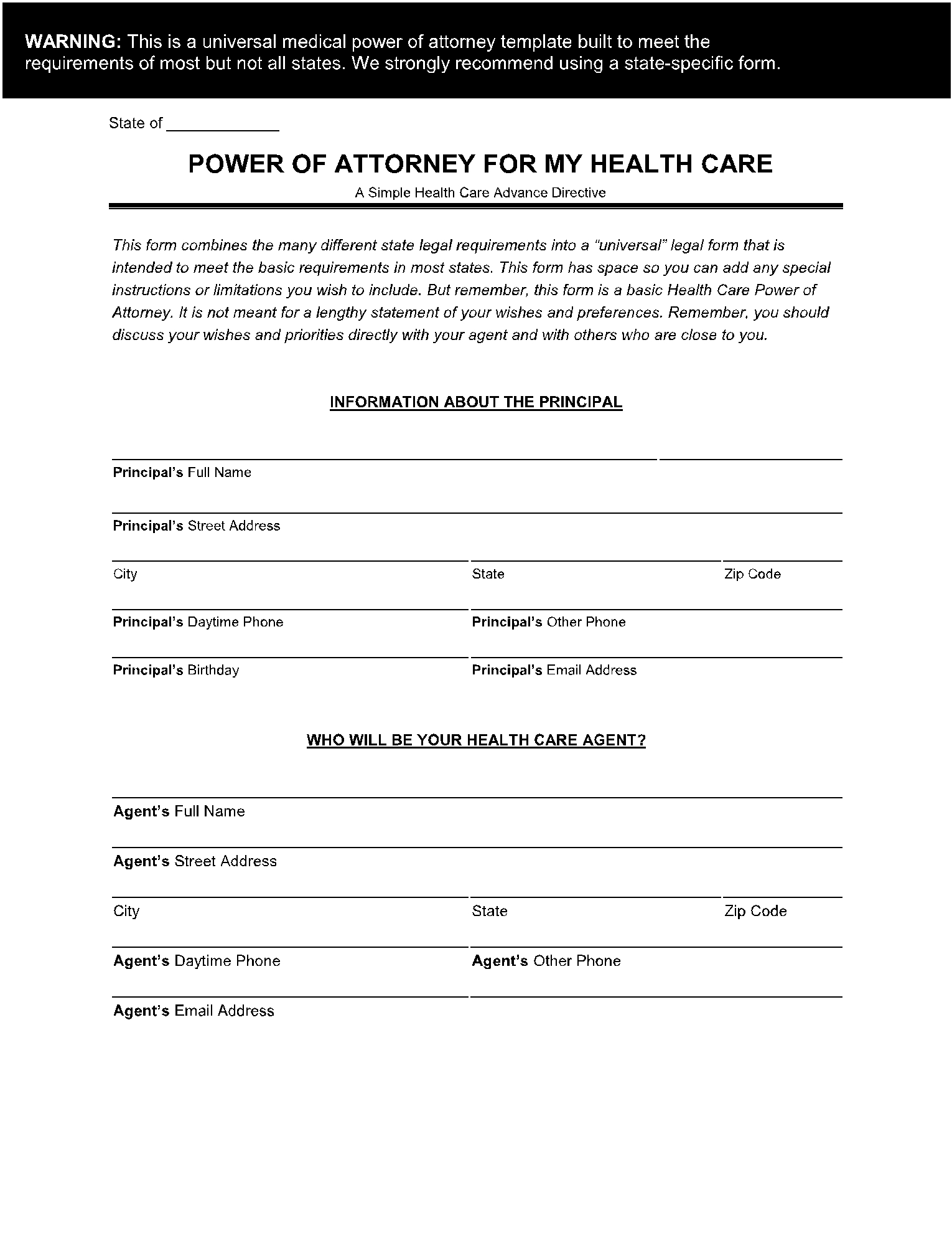 Free Medical Power Of Attorney Forms PDF CocoSign Free Medical Power Of Attorney Forms PDF CocoSign