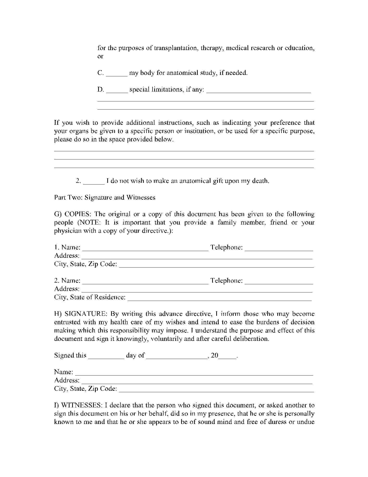 Free New Jersey Living Will Form 2021 Updated CocoSign Free New Jersey Living Will Form 2021 Updated CocoSign