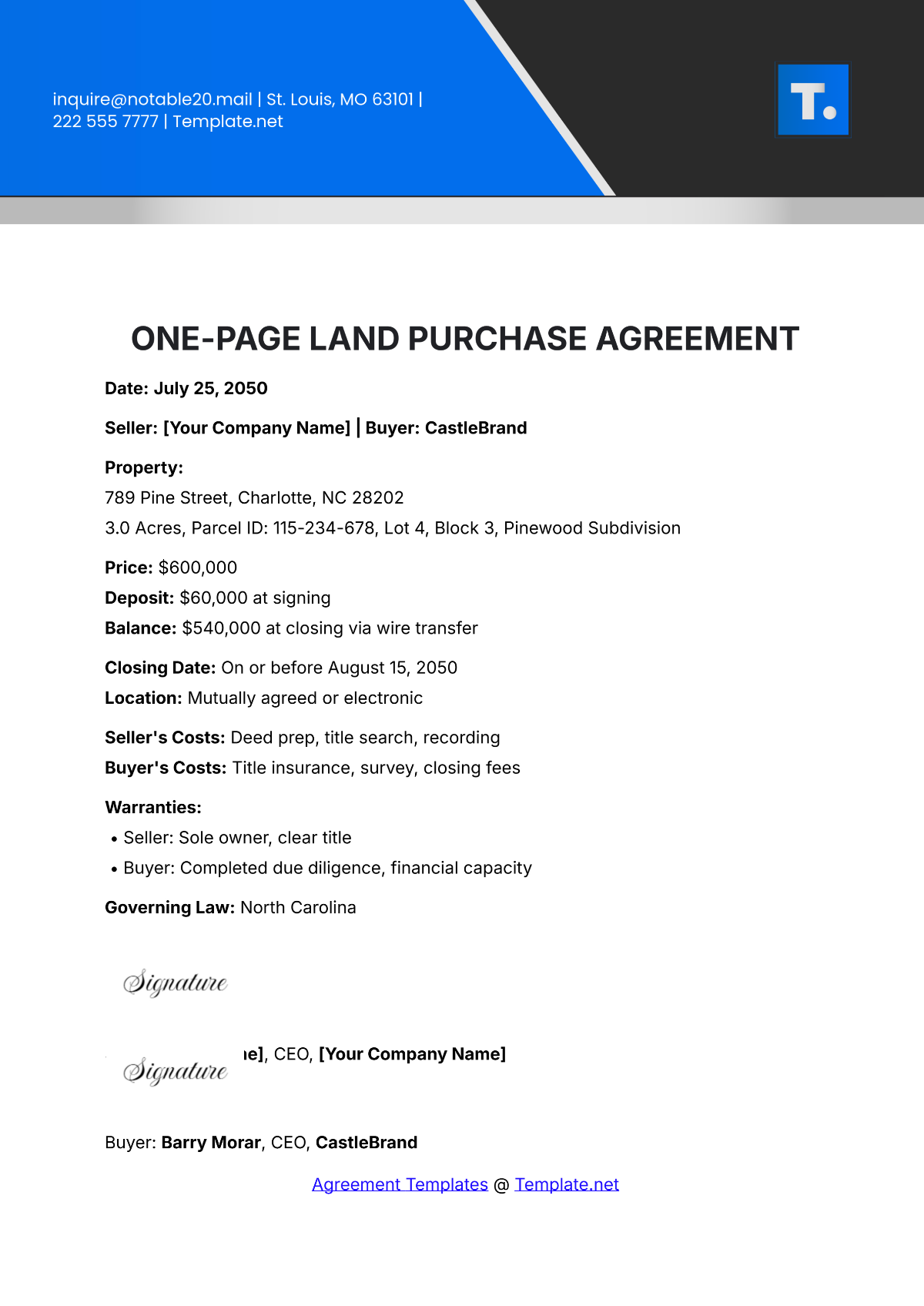 Free Printable Land Contract Forms Indiana Free Printable Land Contract Forms Indiana