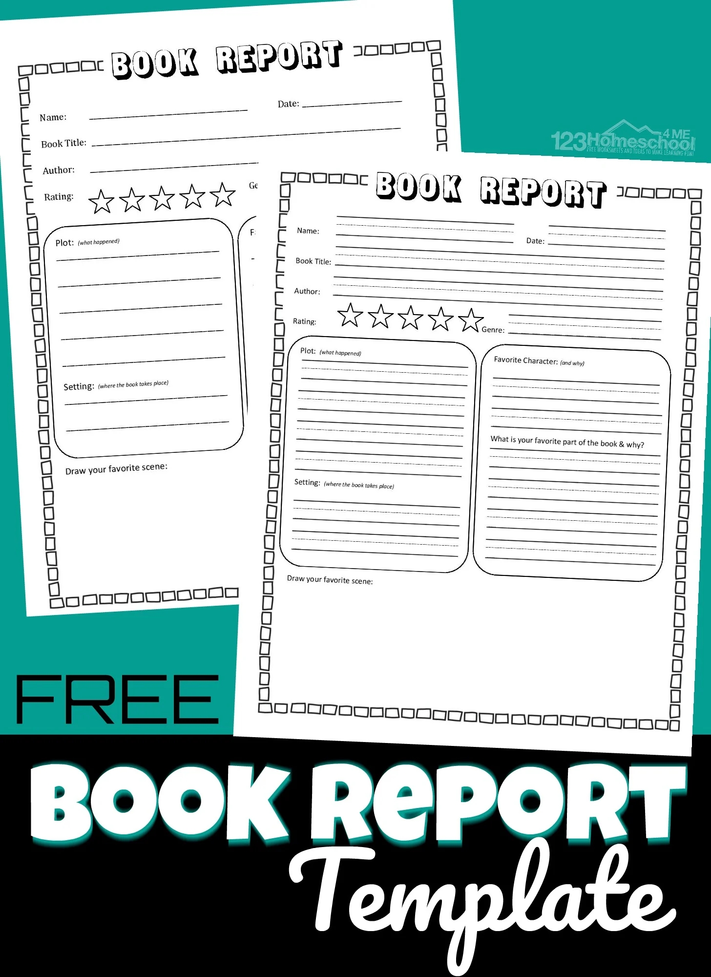 Free Printable Book Report Forms