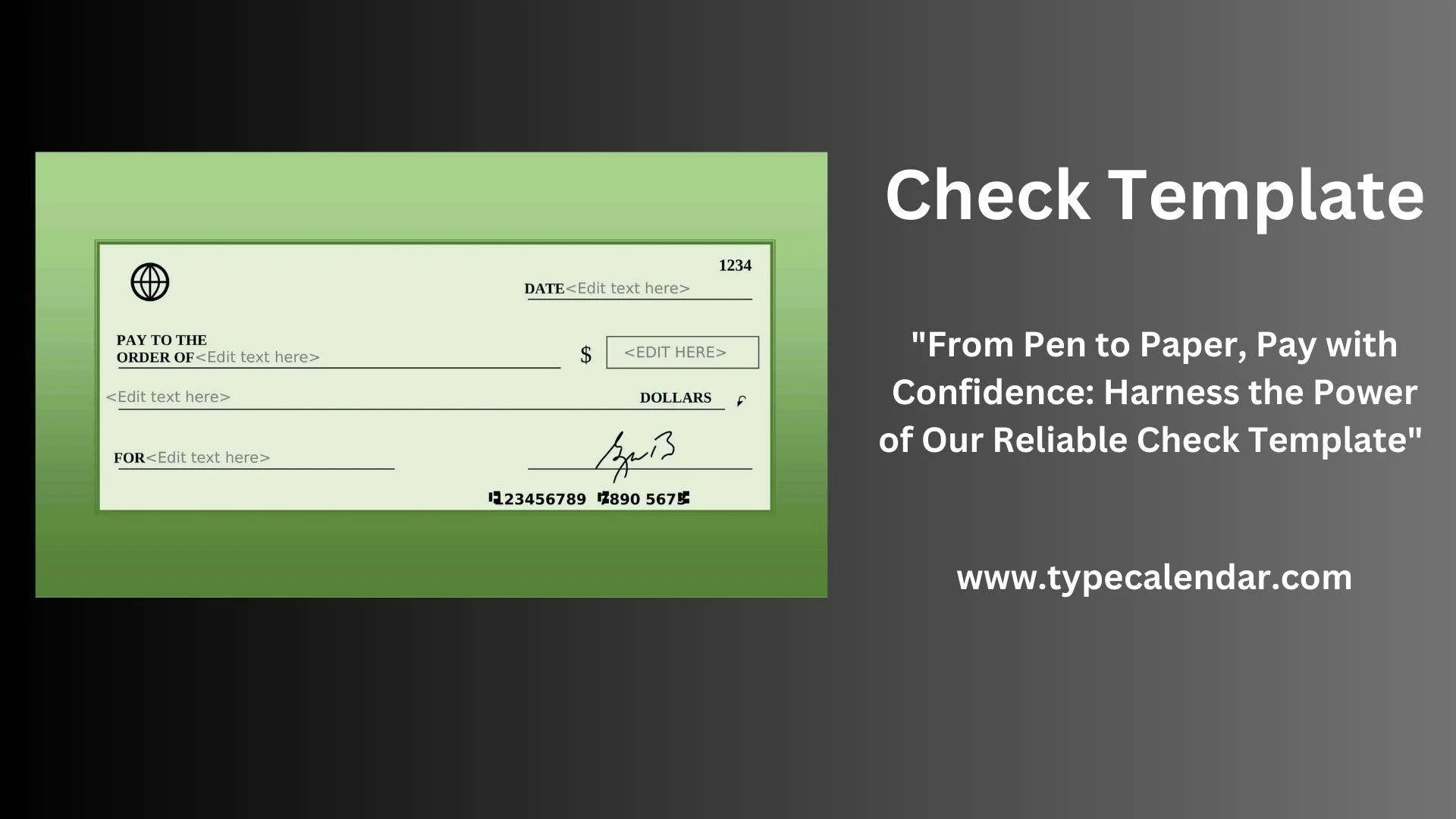 Personal Checks Printable Order Form