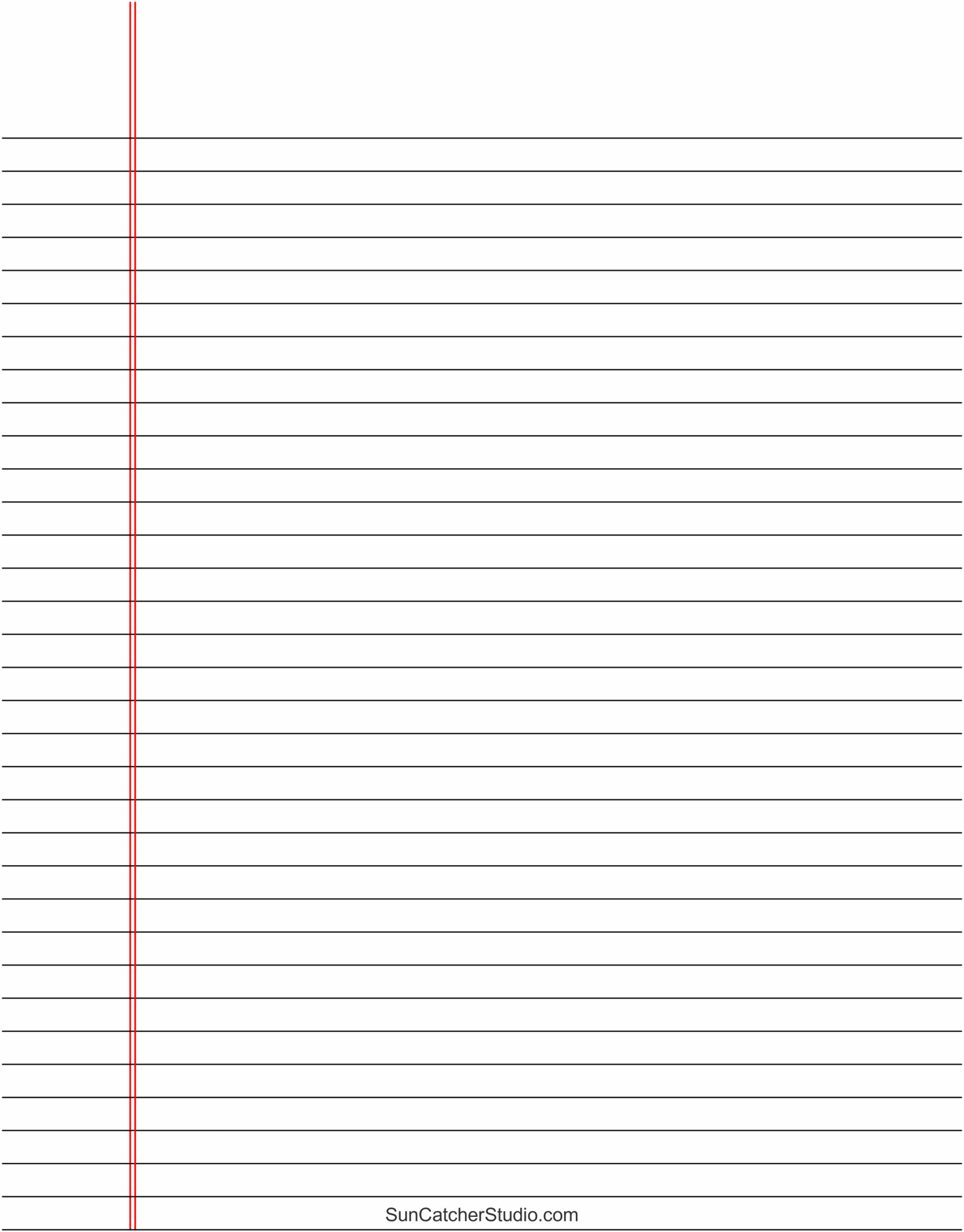 Free Printable Lined Paper Handwriting Notebook Templates Free Printables Monograms Design Tools Patterns U0026 DIY Projects