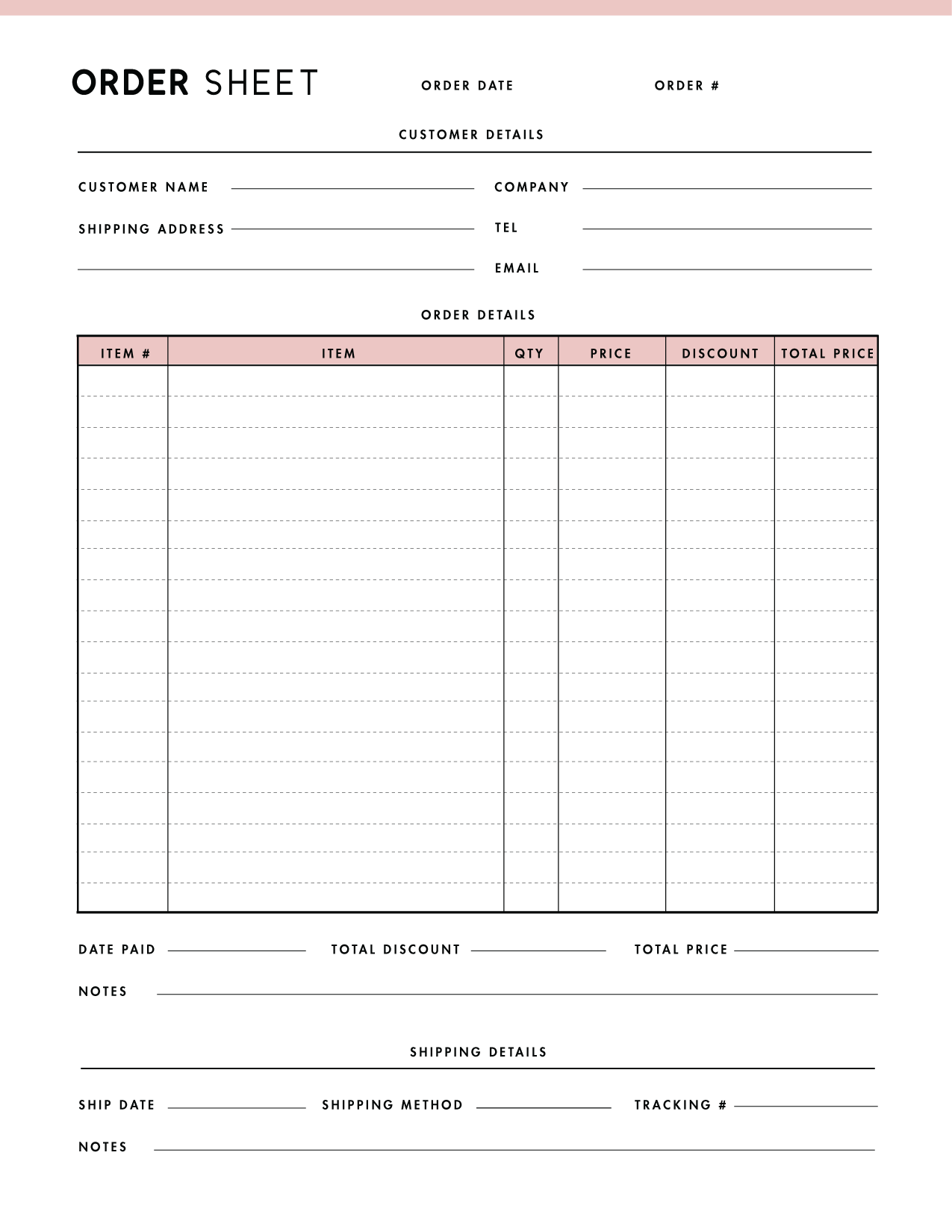 Free Printable Forms Free Printable Forms