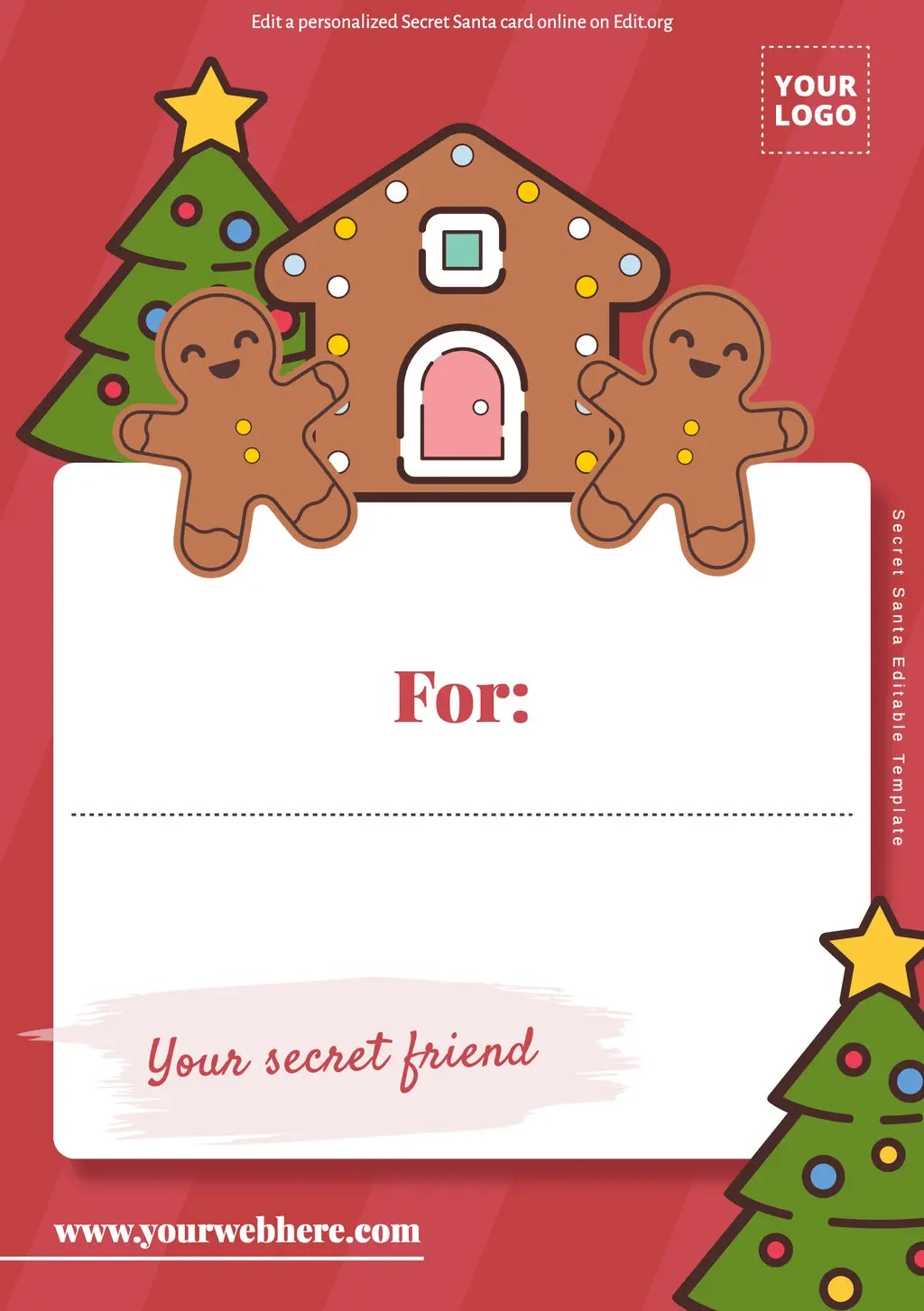 Secret Santa Printable Form