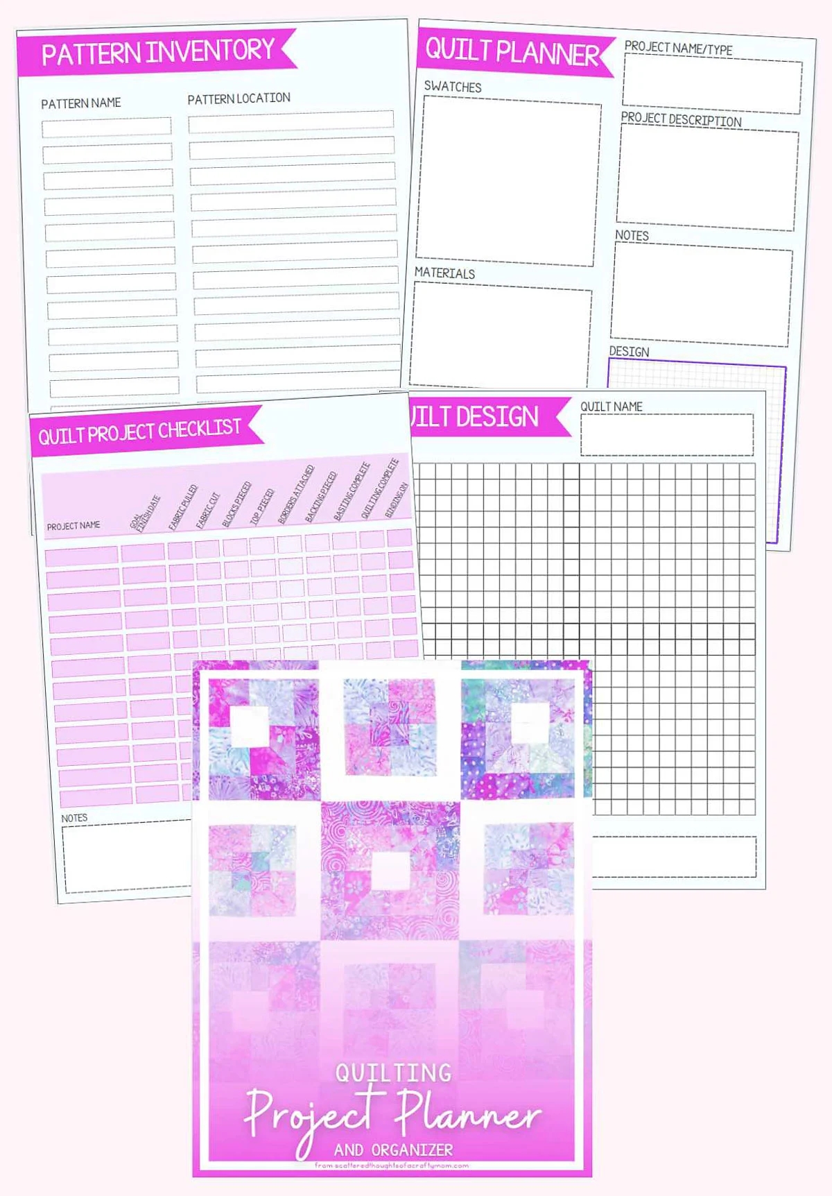 Free Quilt Planner To Keep You Organized Scattered Thoughts Of A Crafty Mom By Jamie Sanders