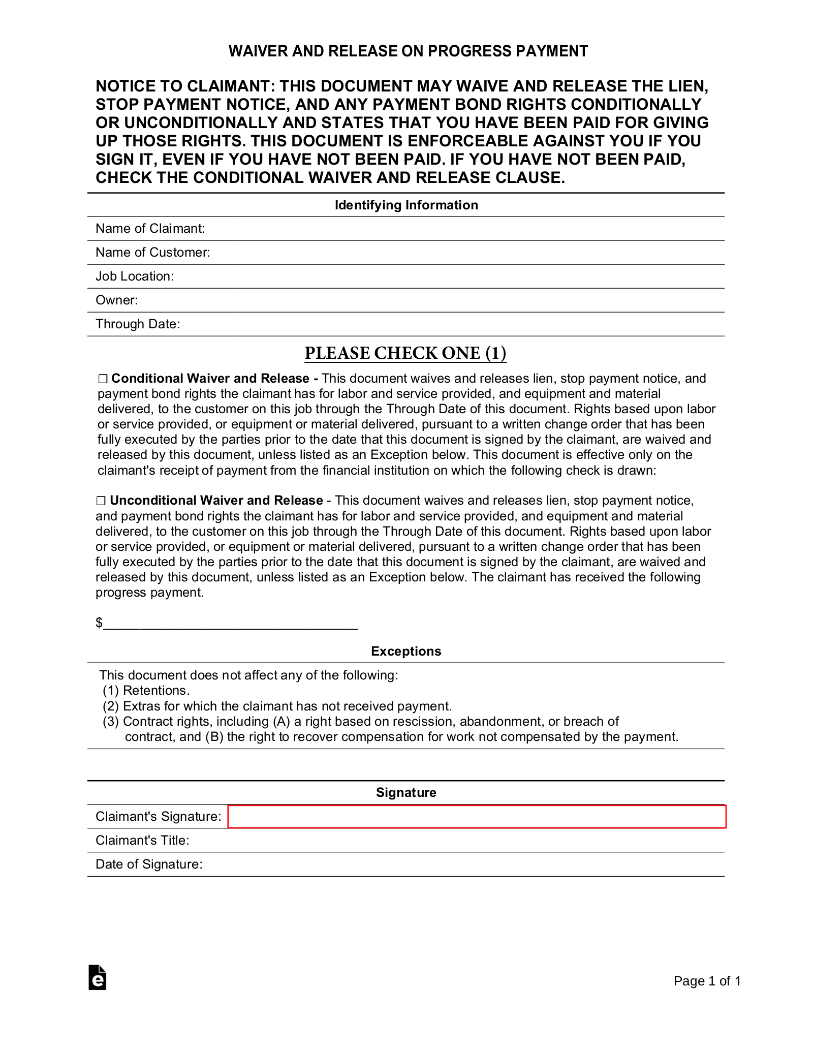 Free Real Estate Lien Release Forms PDF EForms Free Real Estate Lien Release Forms PDF EForms