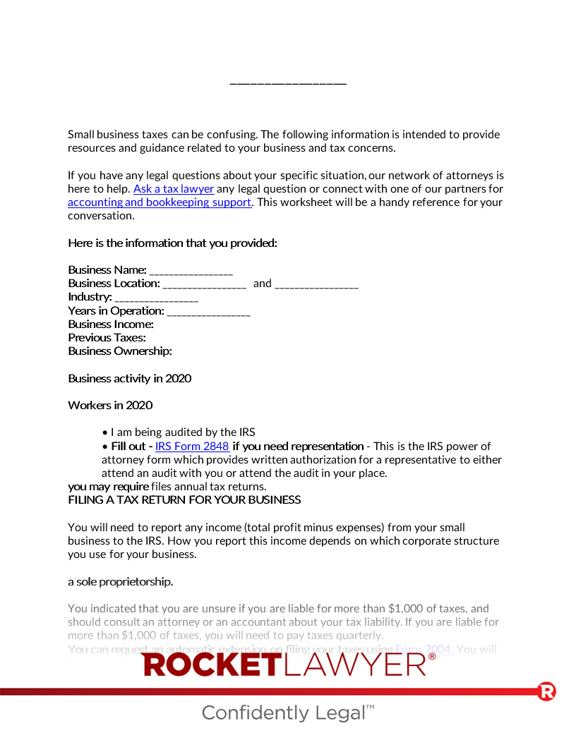 Free Printable Tax Forms