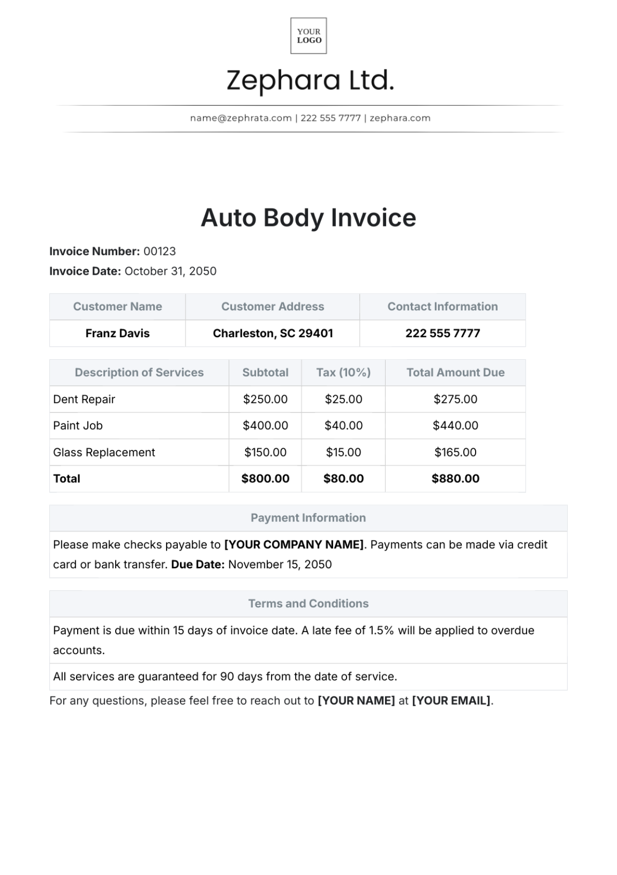 Free Small Engine Repair Invoice Template To Edit Online Free Small Engine Repair Invoice Template To Edit Online