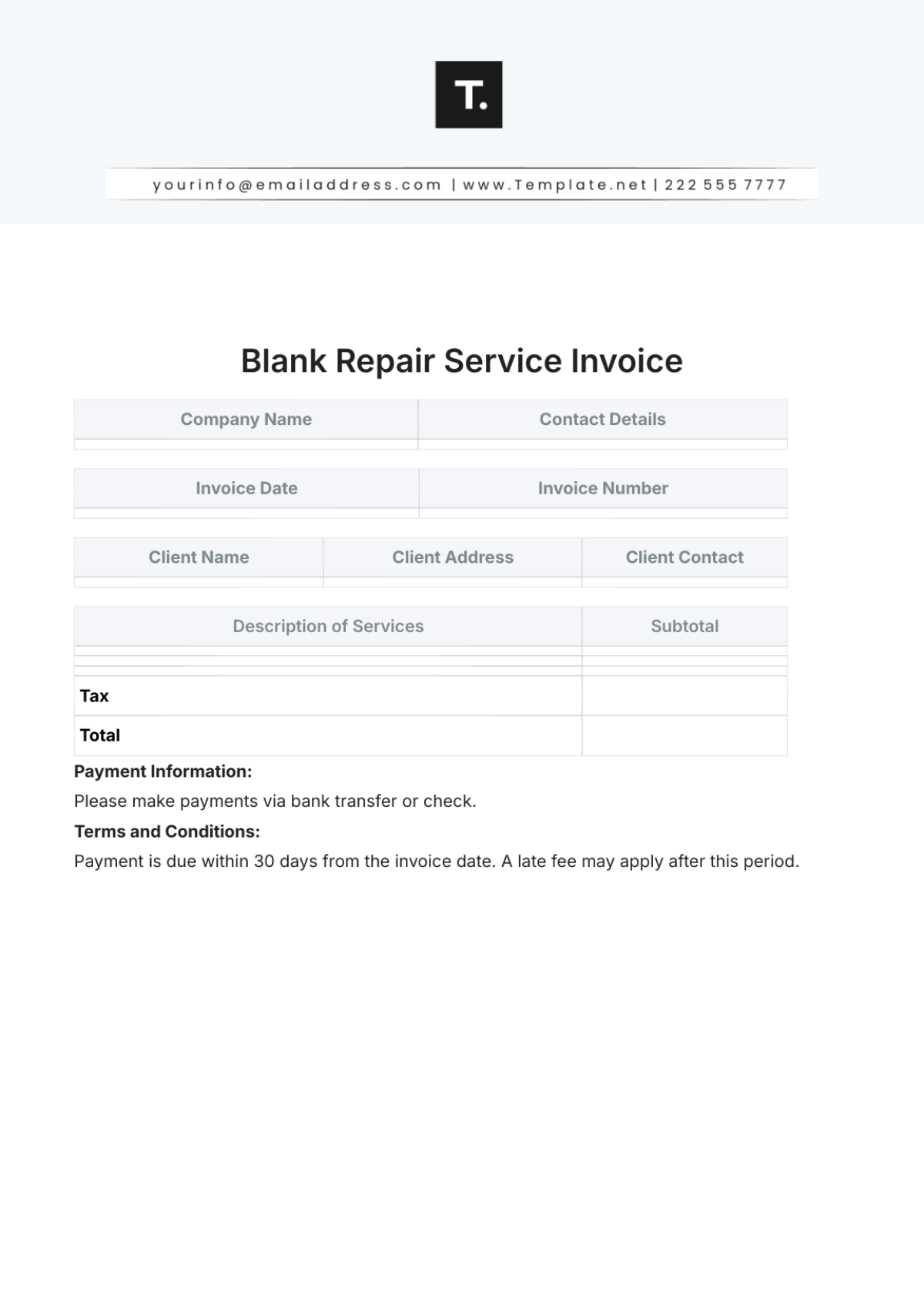 Free Printable Small Engine Repair Forms Free Printable Small Engine Repair Forms