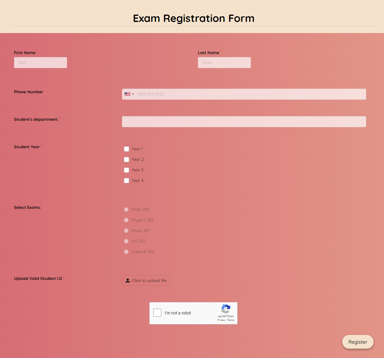 Free Printable Summer Camp Registration Forms Free Printable Summer Camp Registration Forms