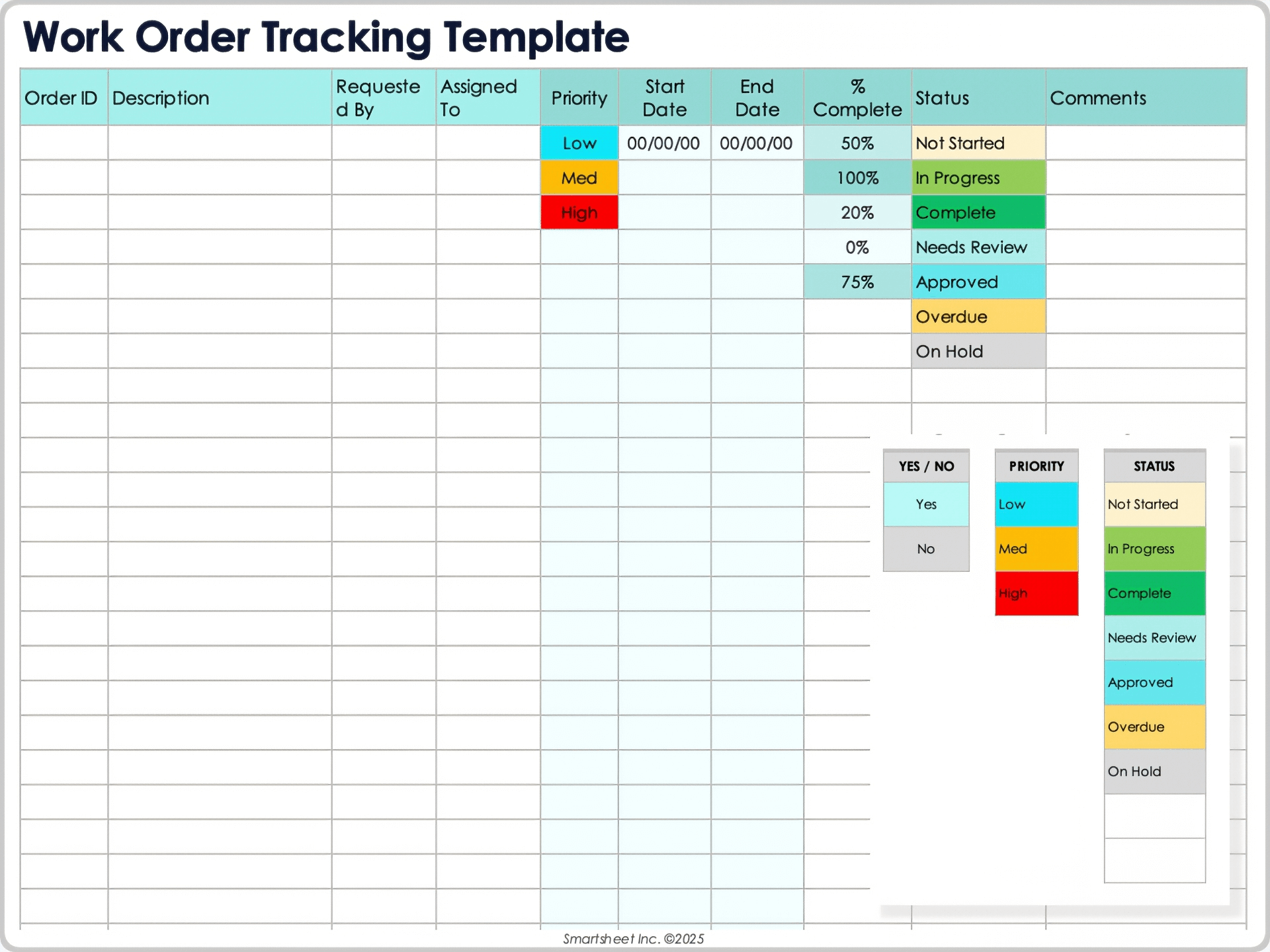 Free Work Order Forms Templates All Formats Editable Free Work Order Forms Templates All Formats Editable