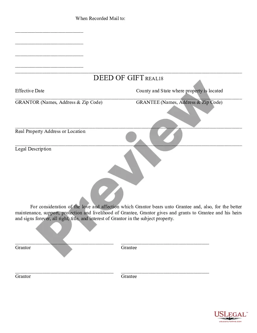 Free Printable Gift Deed Form Texas
