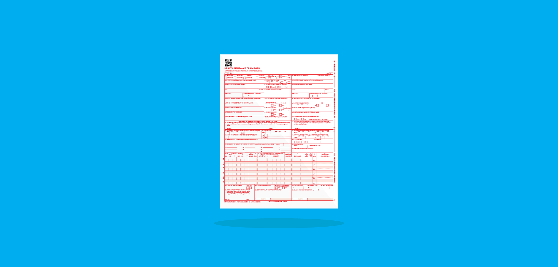 Guide To Using CMS 1500 Claim Forms WebPT