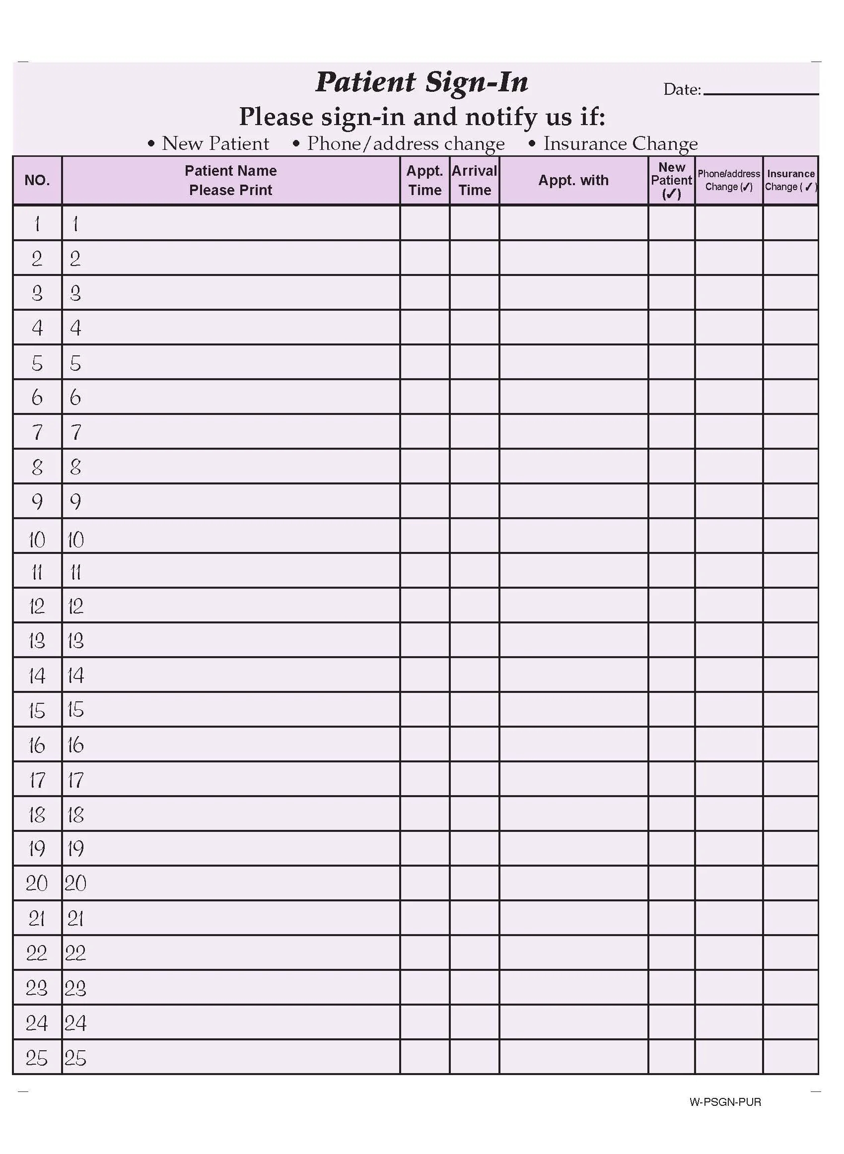 HIPAA Sign in Forms HIPAA Sign in Systems HIPPA Sign in Systems Visitor Name Tags