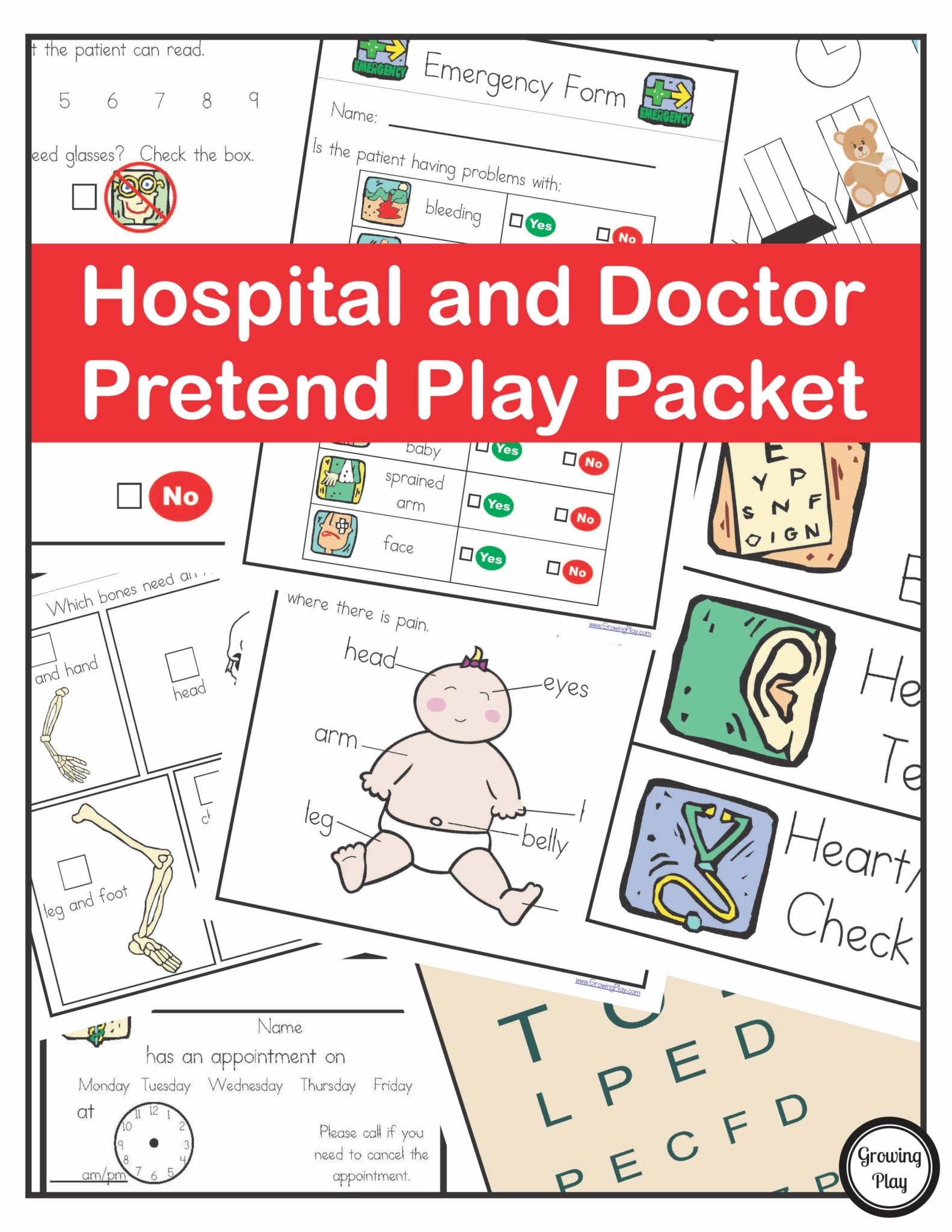Pretend Doctor Forms Printable
