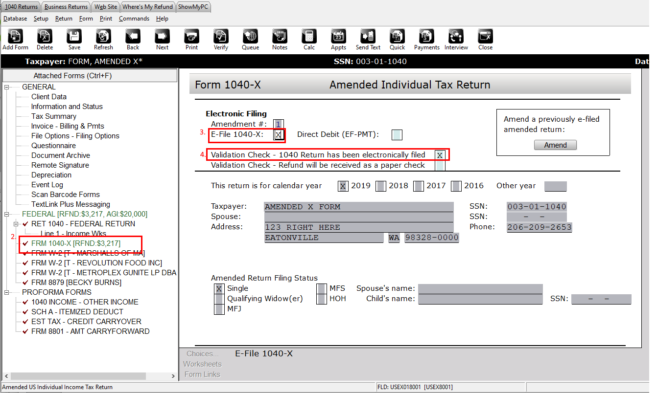 How To Efile 1040x Amendments In Hosted And Desktop