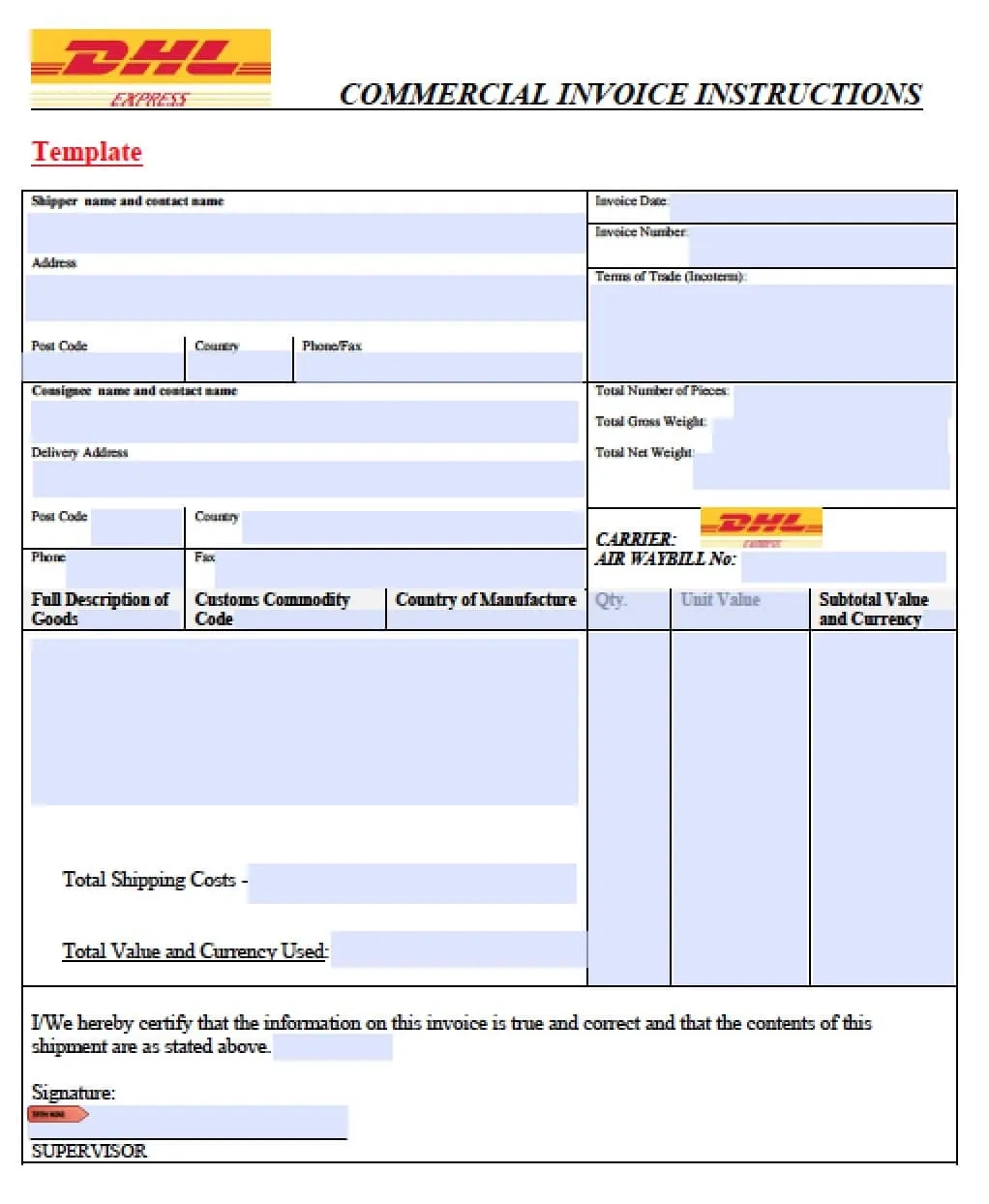 How To Fill Out Customs Form Do s And Don ts Easyship