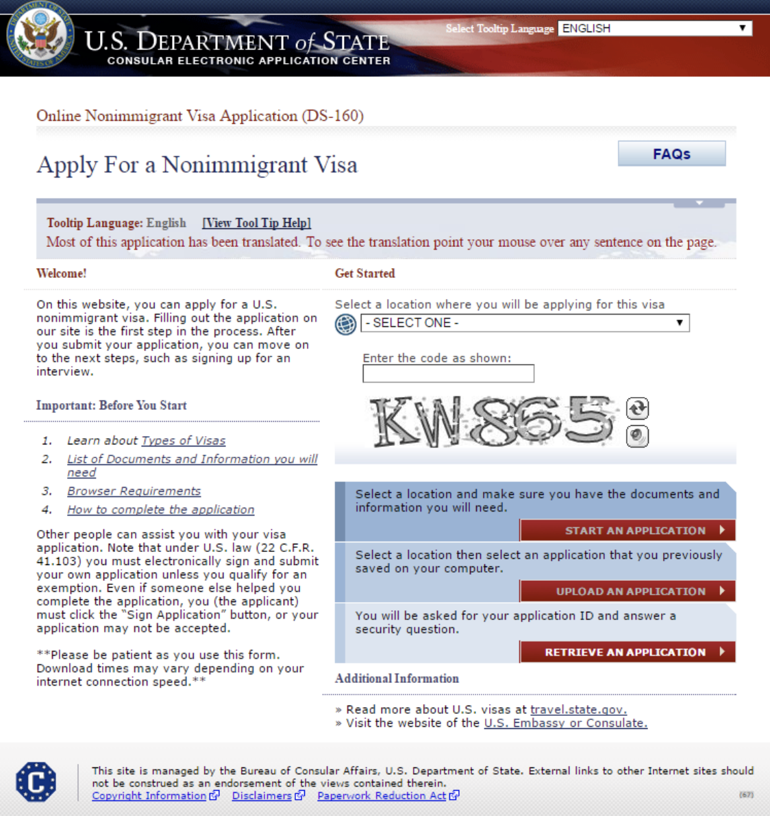 How To Fill Out Form DS 160 Step by Step Instructions FAQs