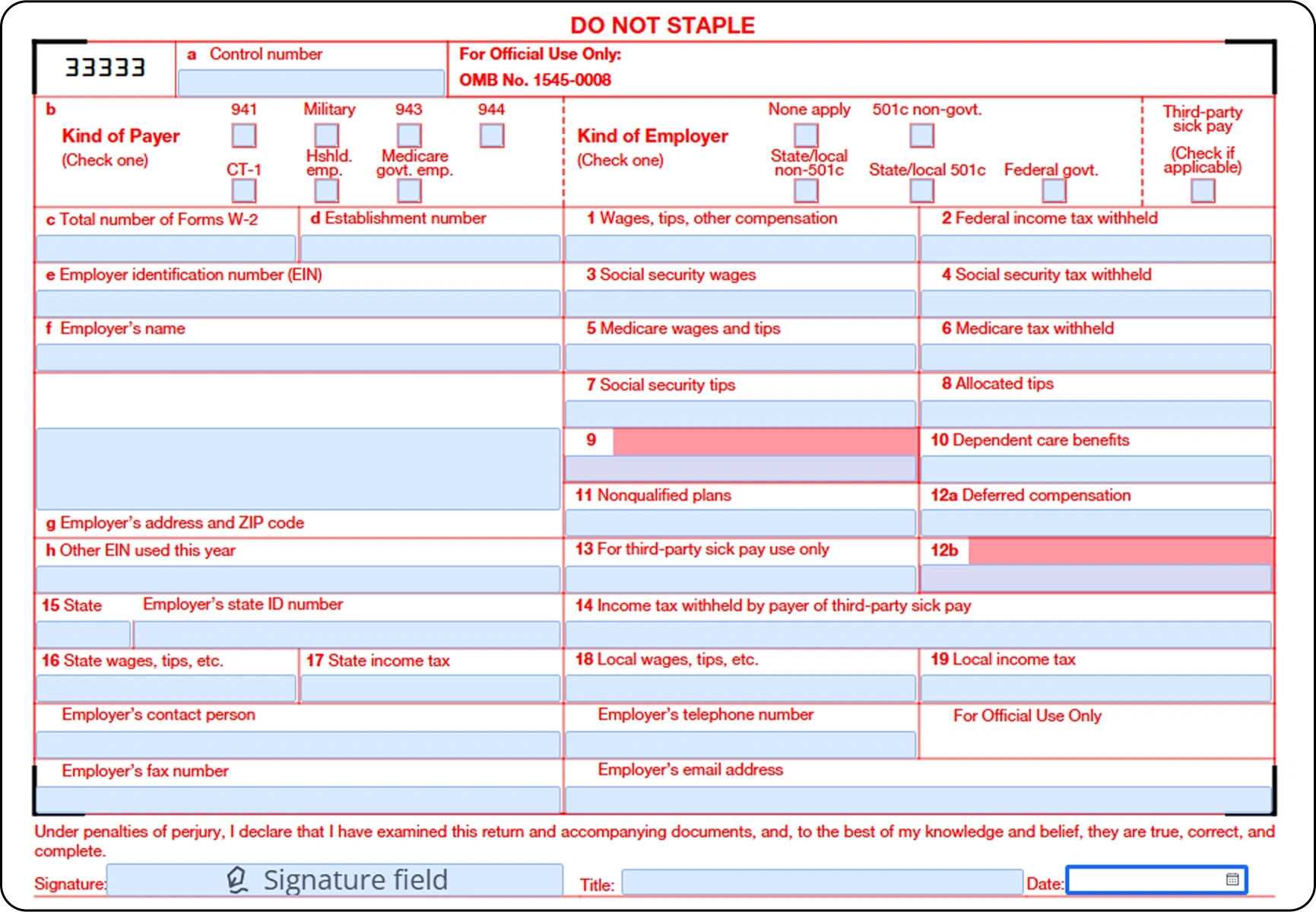 How To Fill Out W 3 Form Helpful Recommendations